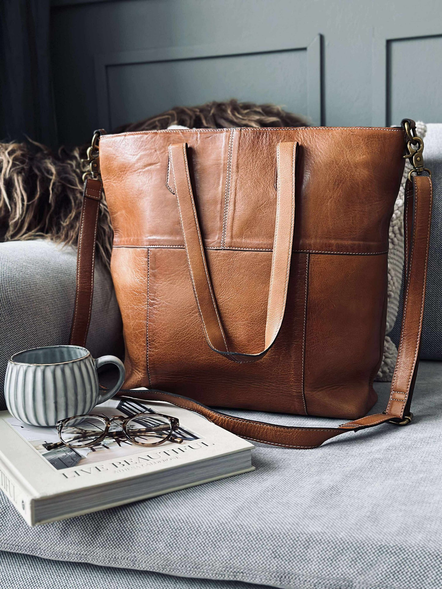 Taske Layla Cognac