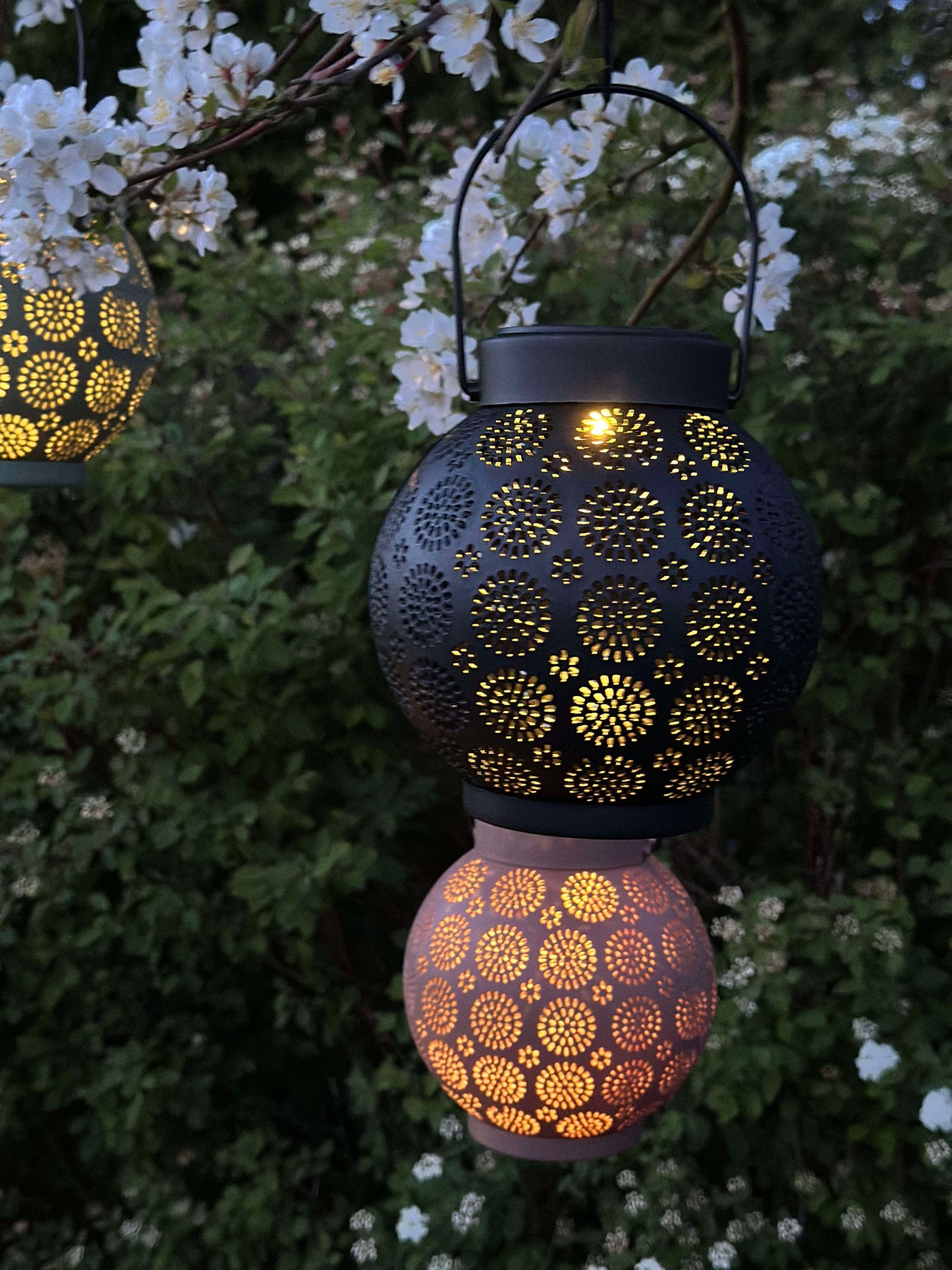 Lanterne m. Ophæng FIONA - Sort