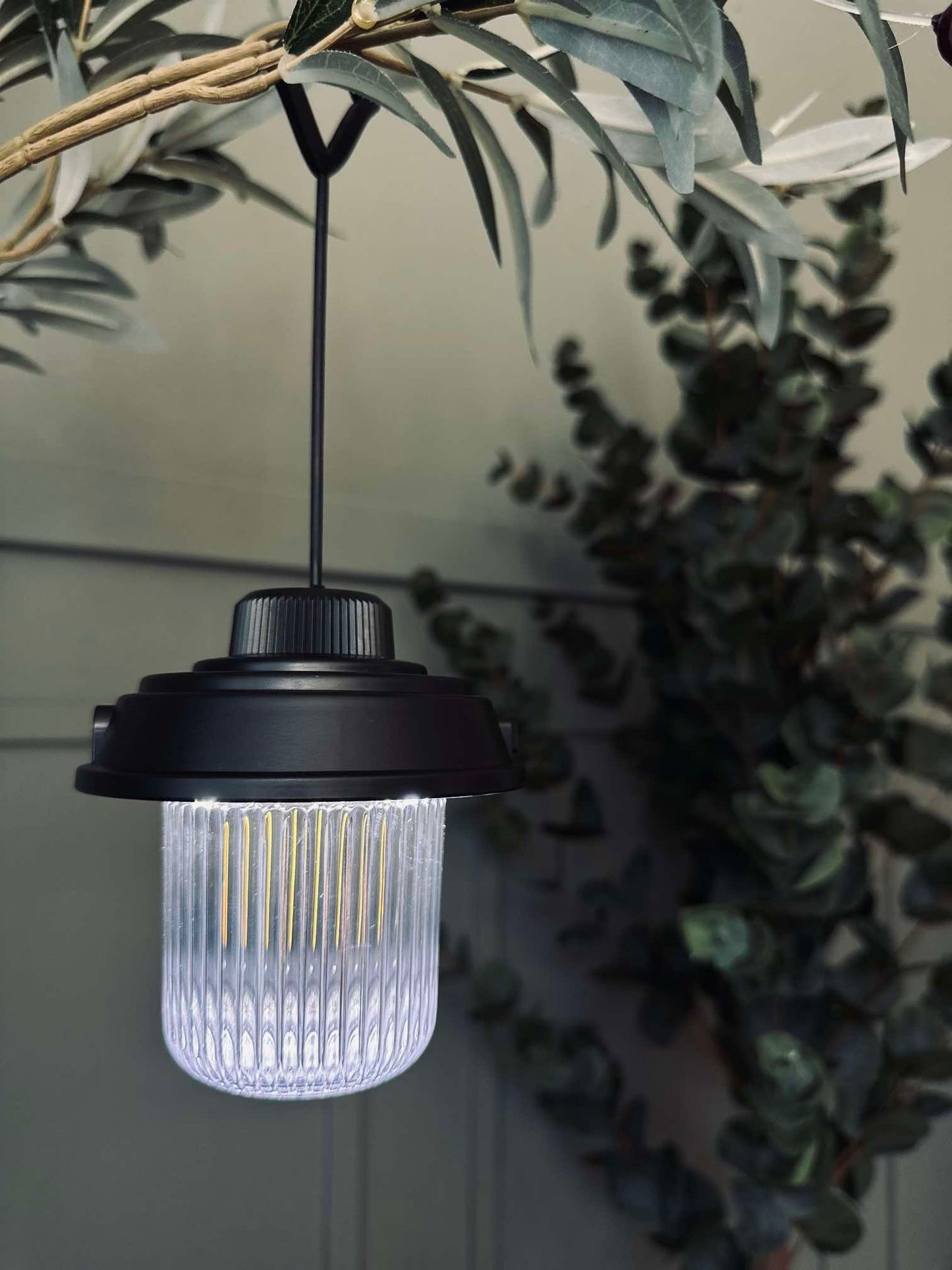 Campinglampe m. ledning - Color mix