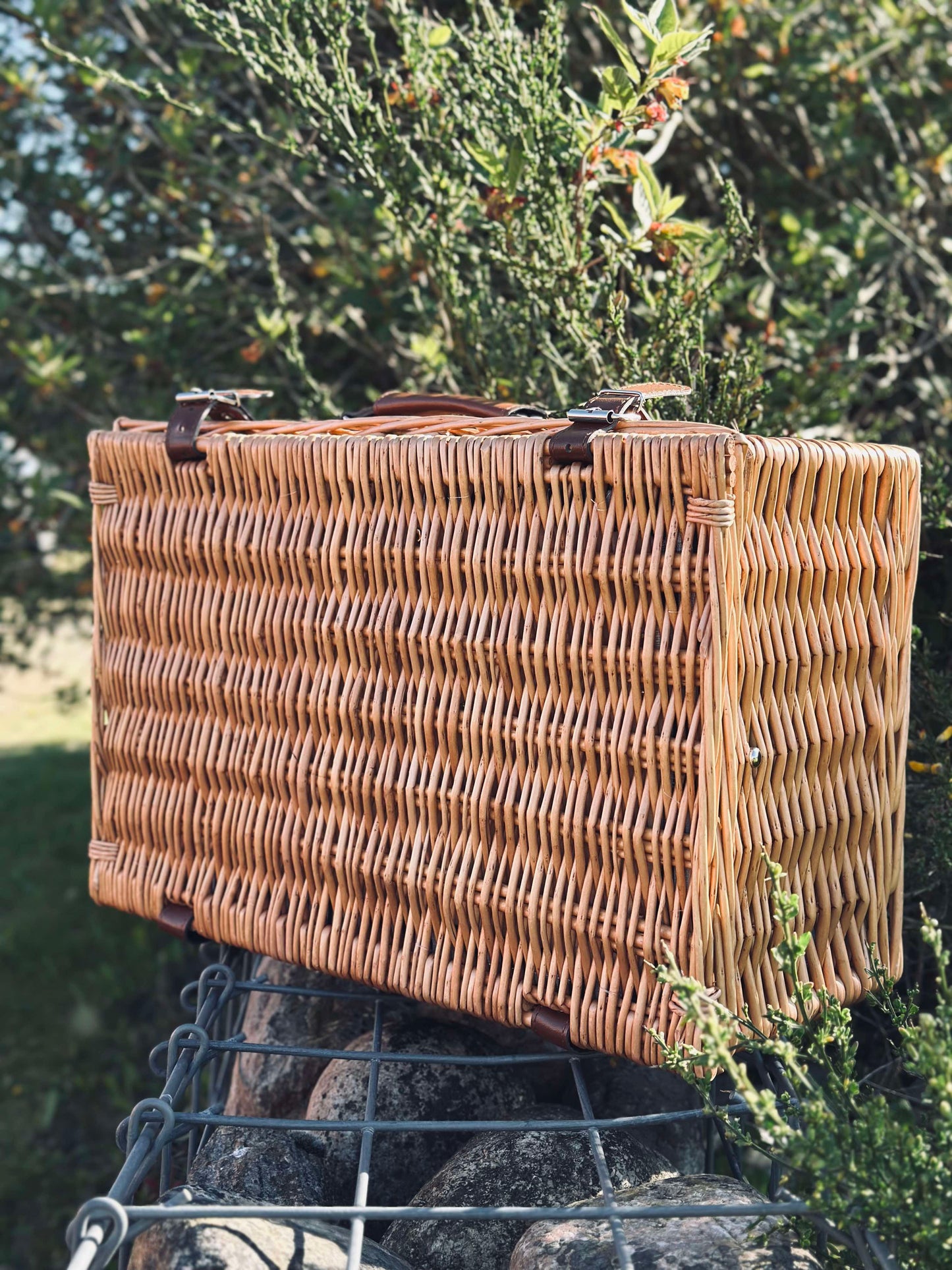 Picnickurv med indhold til 4 personer - DELUXE