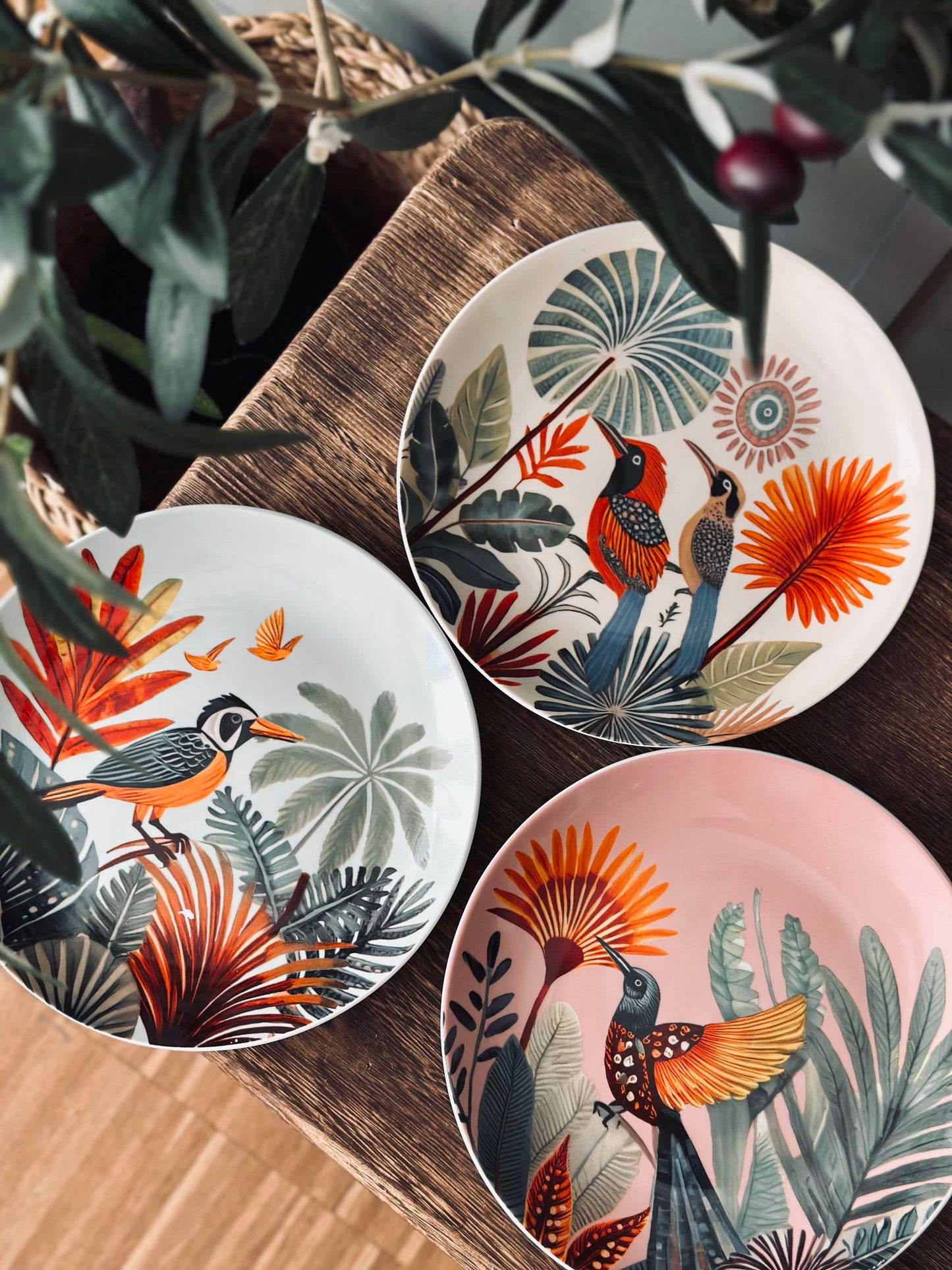 Tallerken 20cm - Boho mix