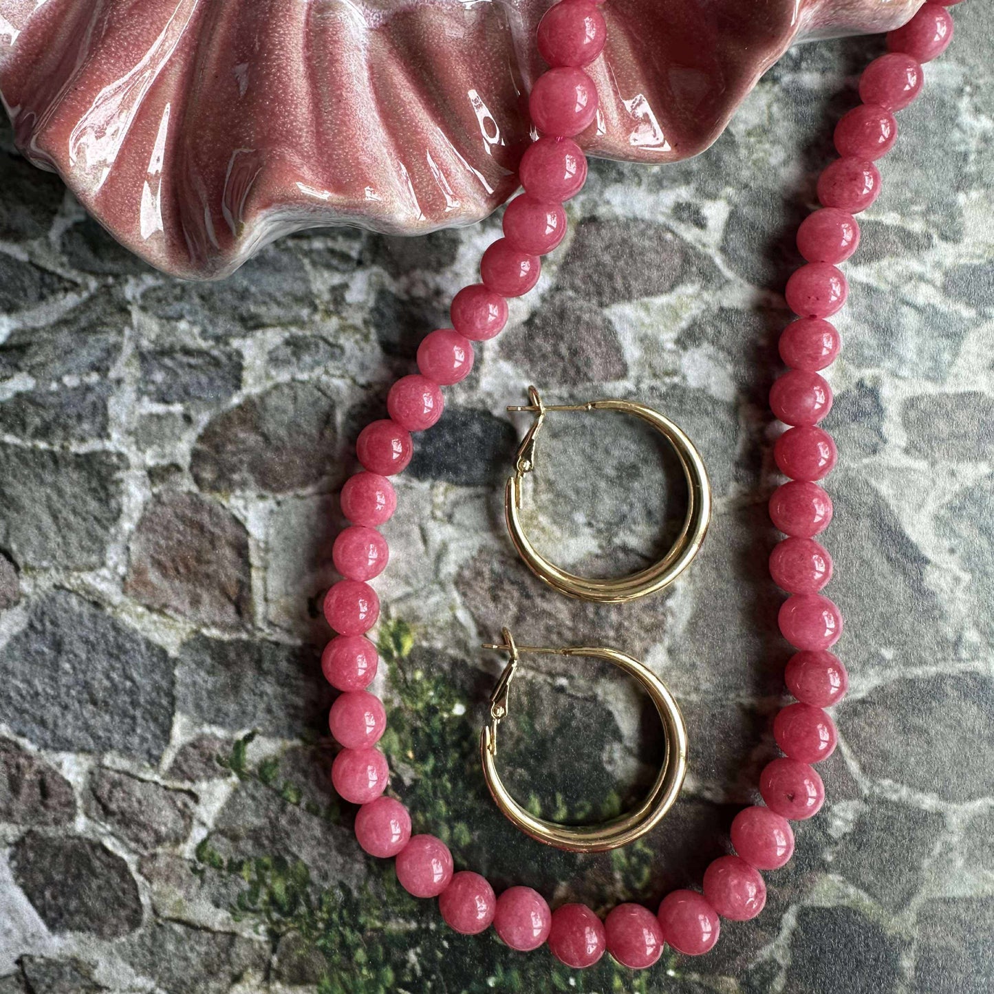 Halskæde Mary Coral