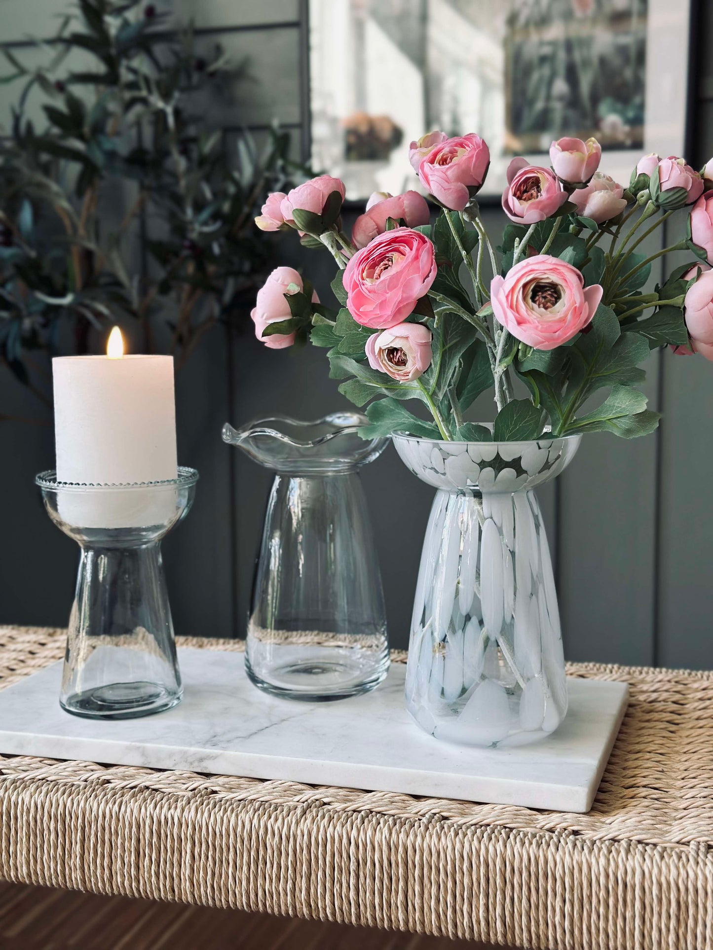Hyacintvase Milla - Hvid