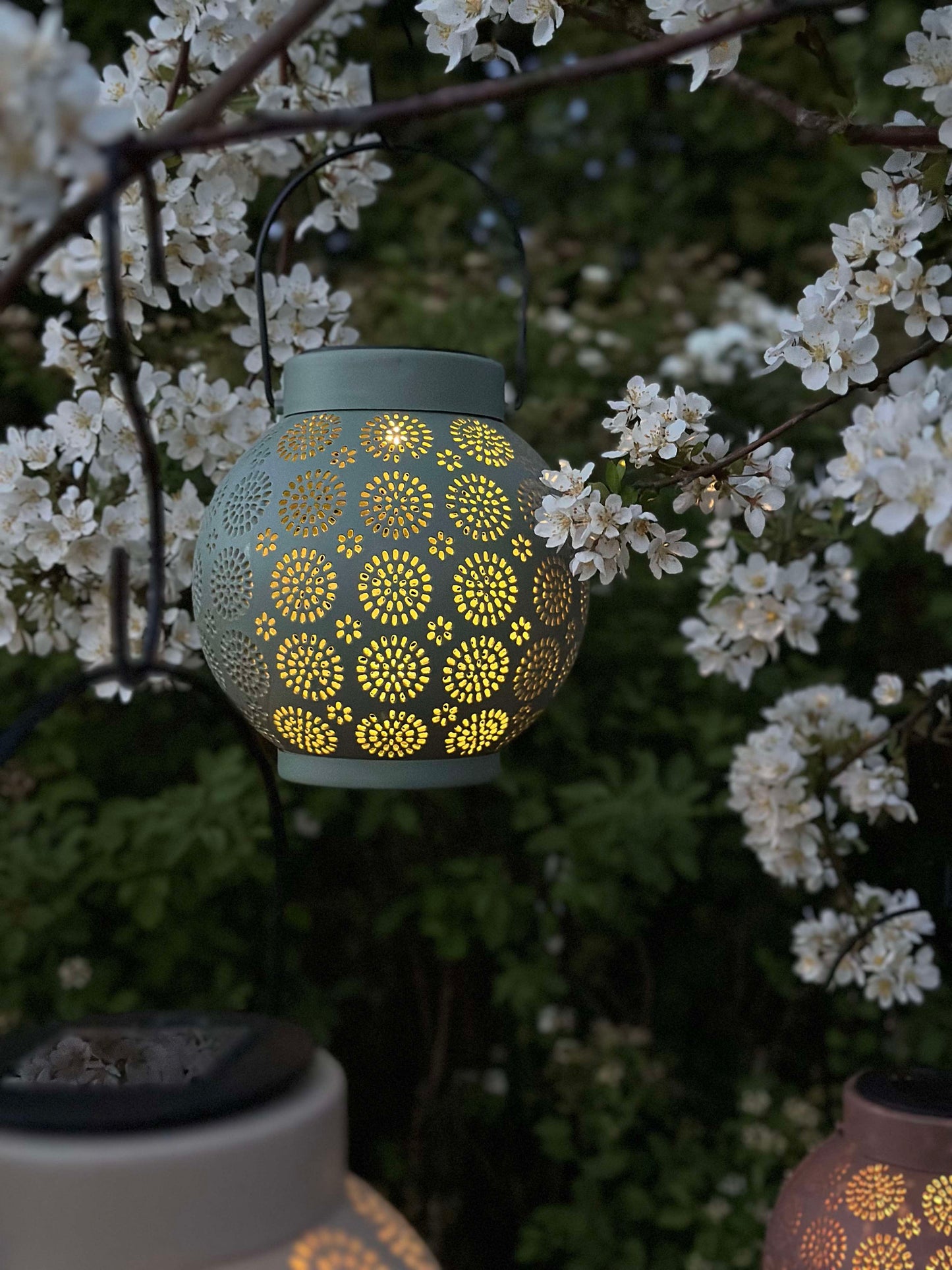 Lanterne m. Ophæng FIONA - Grøn