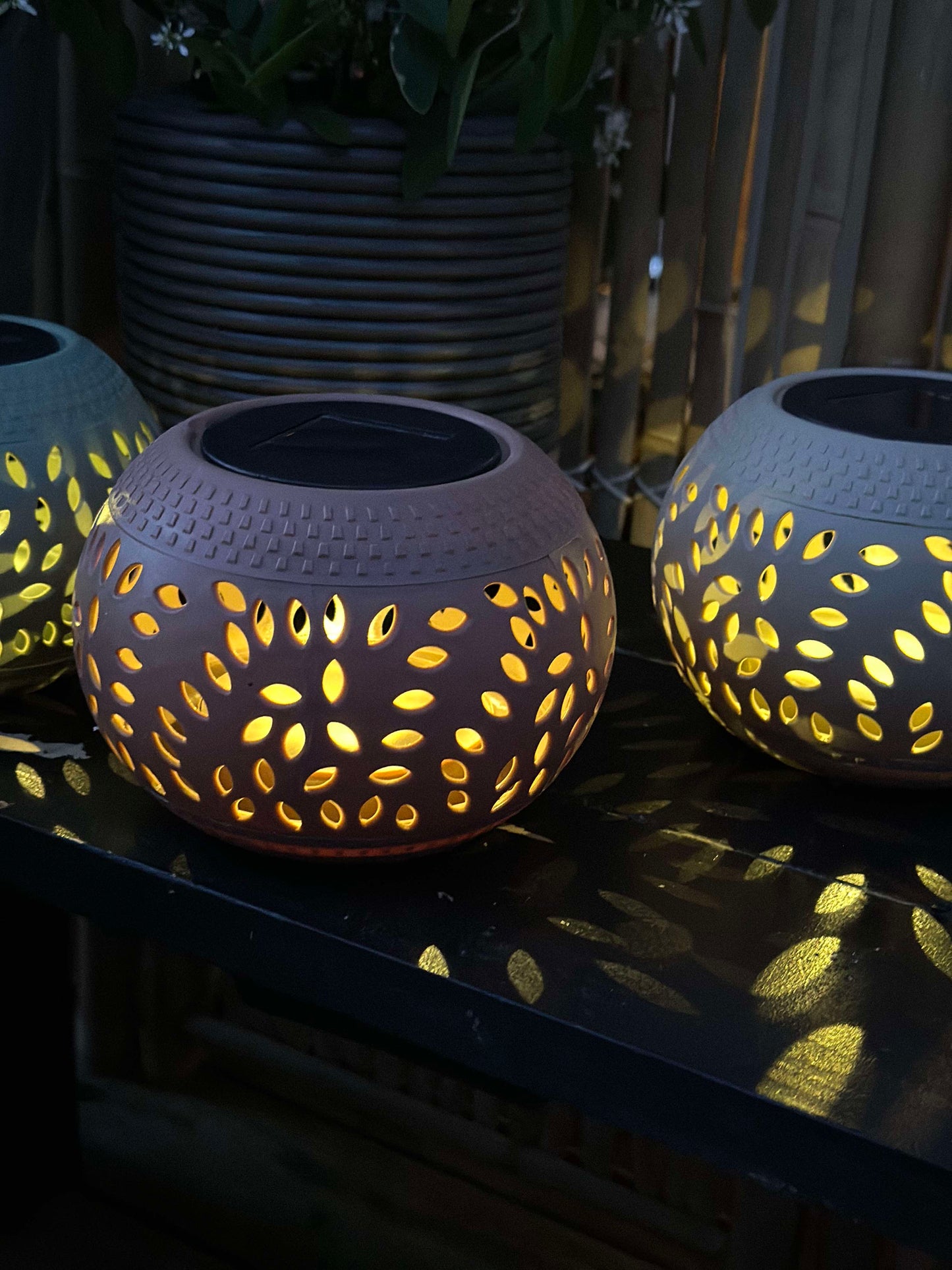 Lanterne FIONA Solar - Old rose