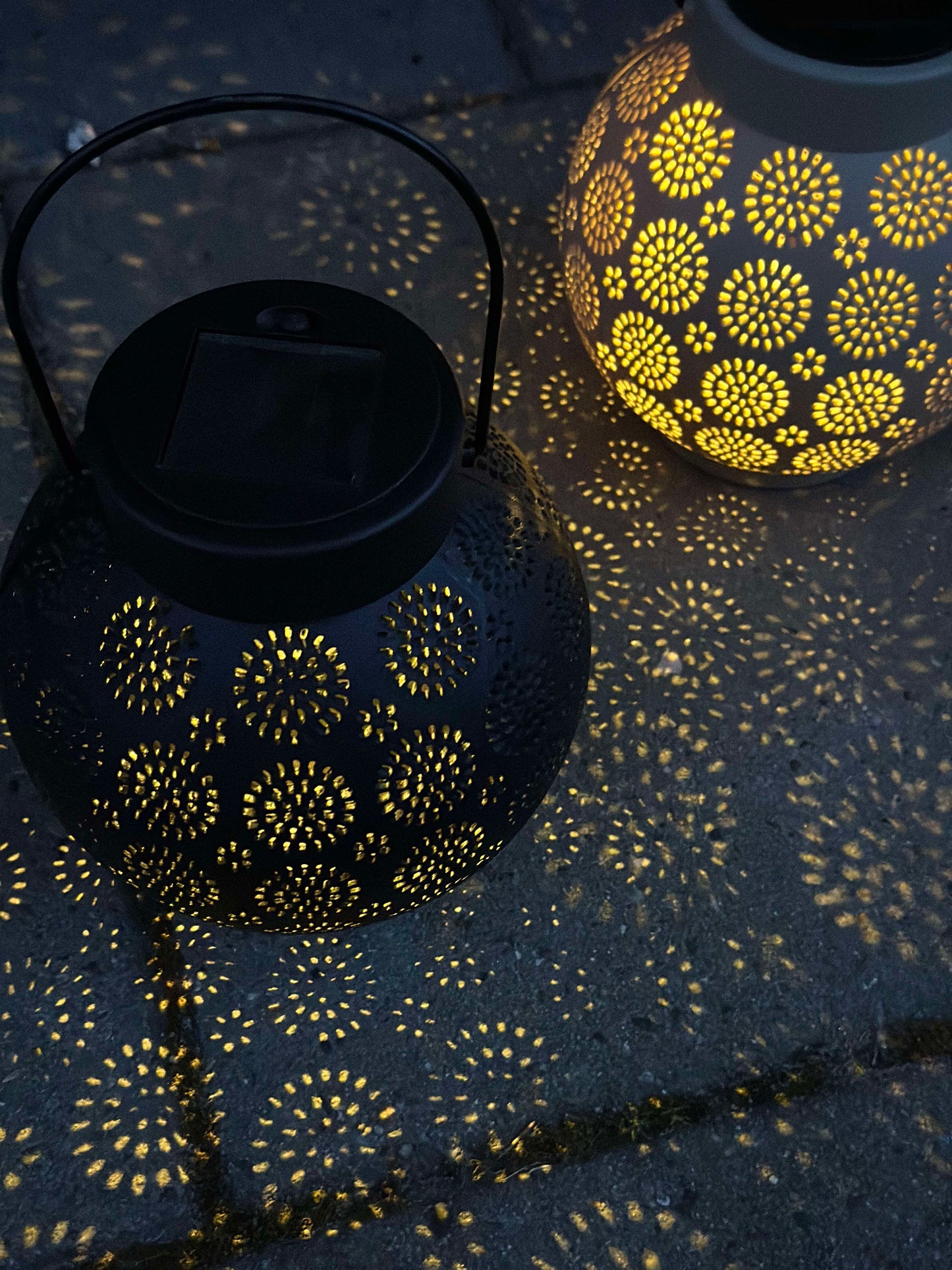 Lanterne m. Ophæng FIONA - Sort