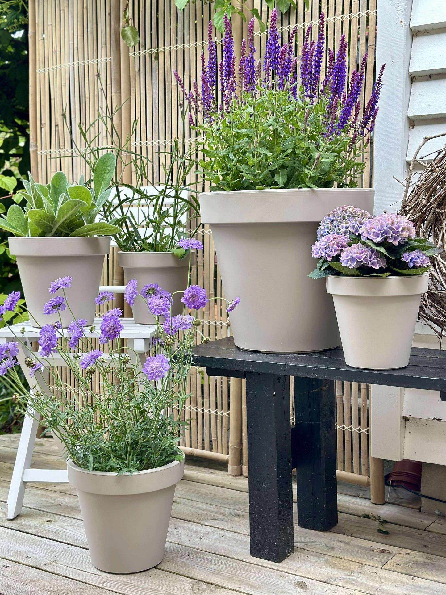 Havepotte - Recycling Beige Dia 25cm