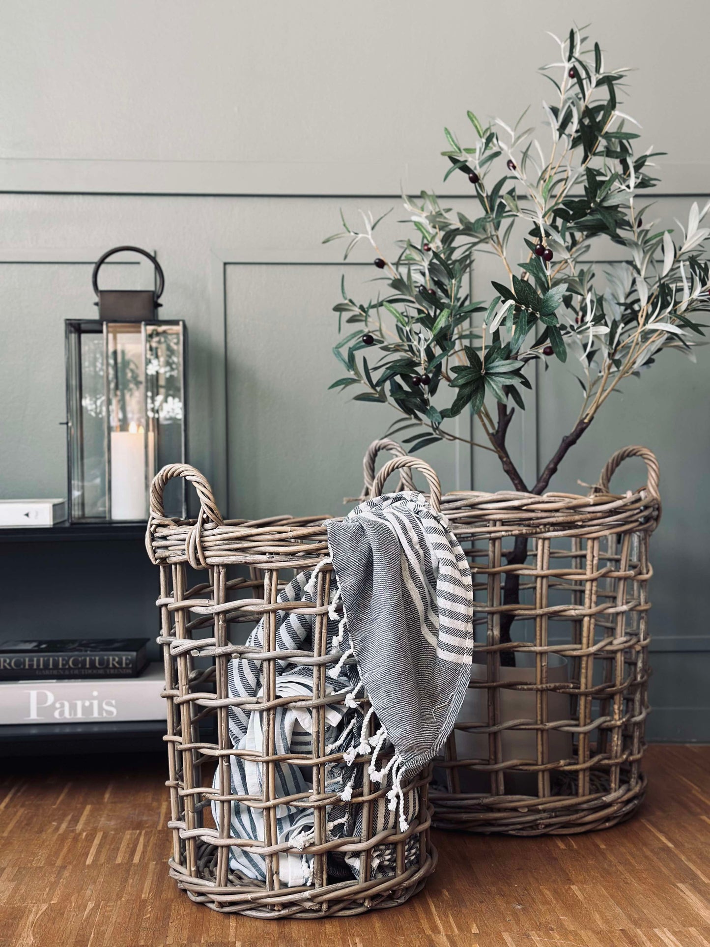 Vasketøjskurve - Sæt med 2 stk.