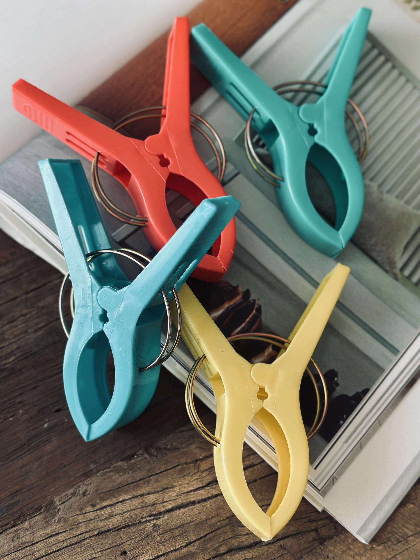 Håndklæde-klemmer - 4 stk.