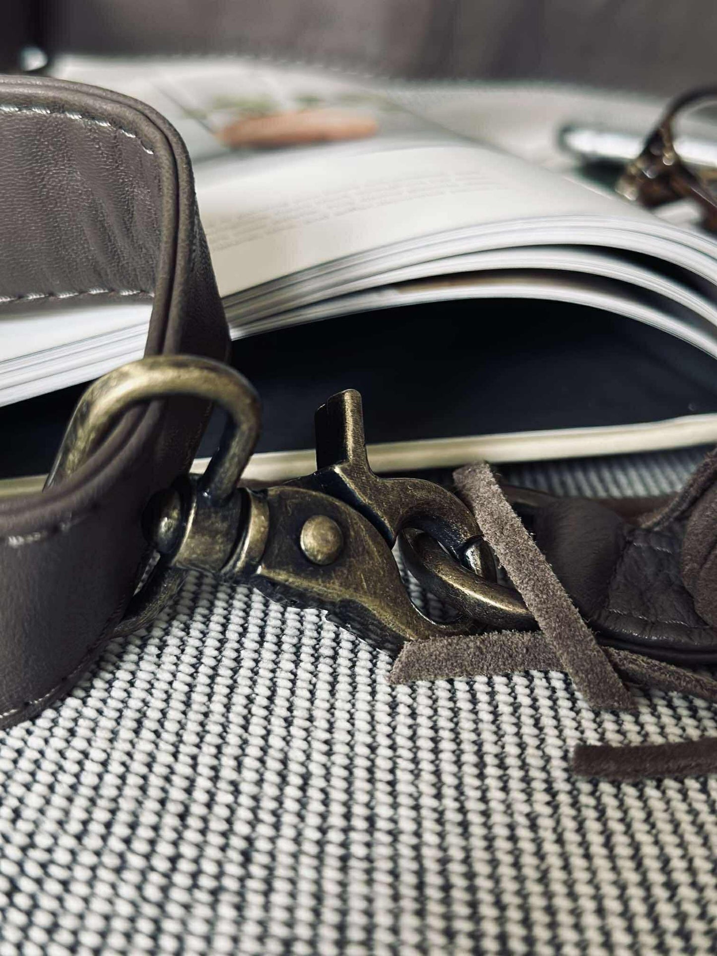 Bumbag med frynser - Deer brown