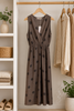 Kjole Linetta brown