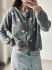 Cardigan Alpaga - Hjerter
