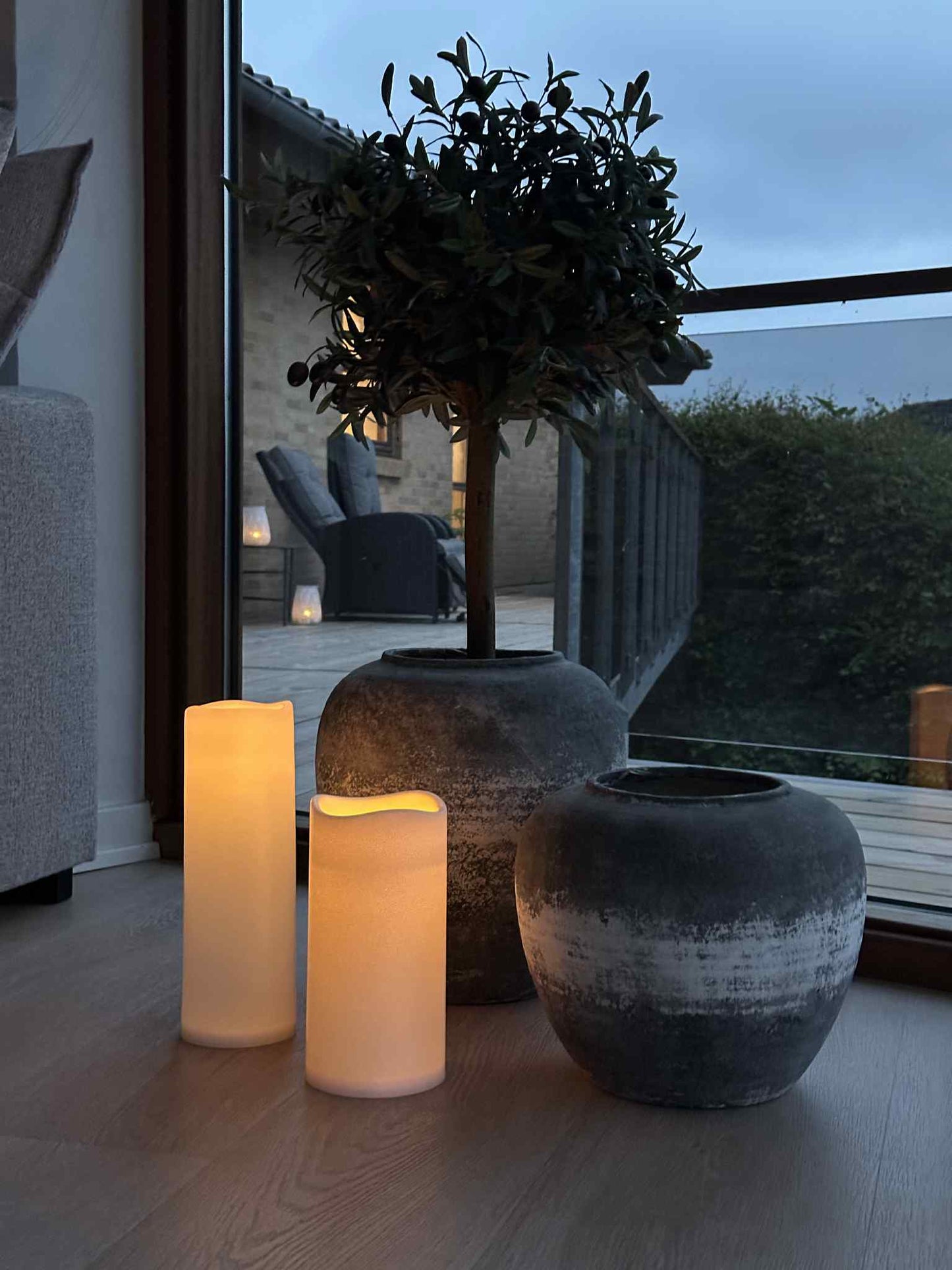 Solar Bloklys - H 23cm