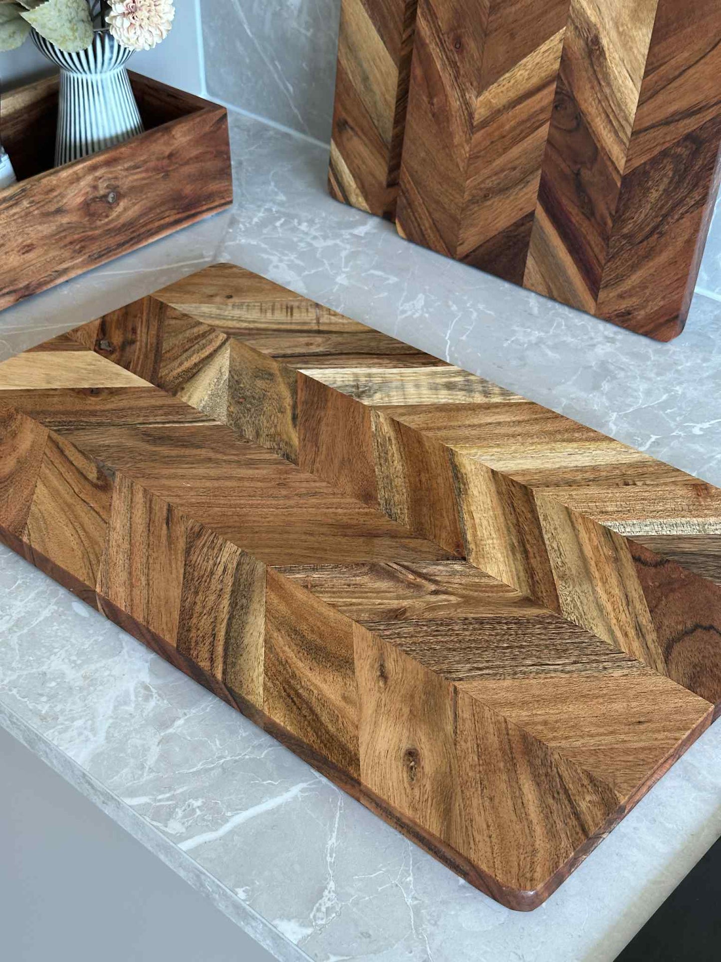 Skærebræt Sildeben - 50cm. Uden olie