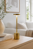 LED bordlampe KELLY Gold - genopladelig