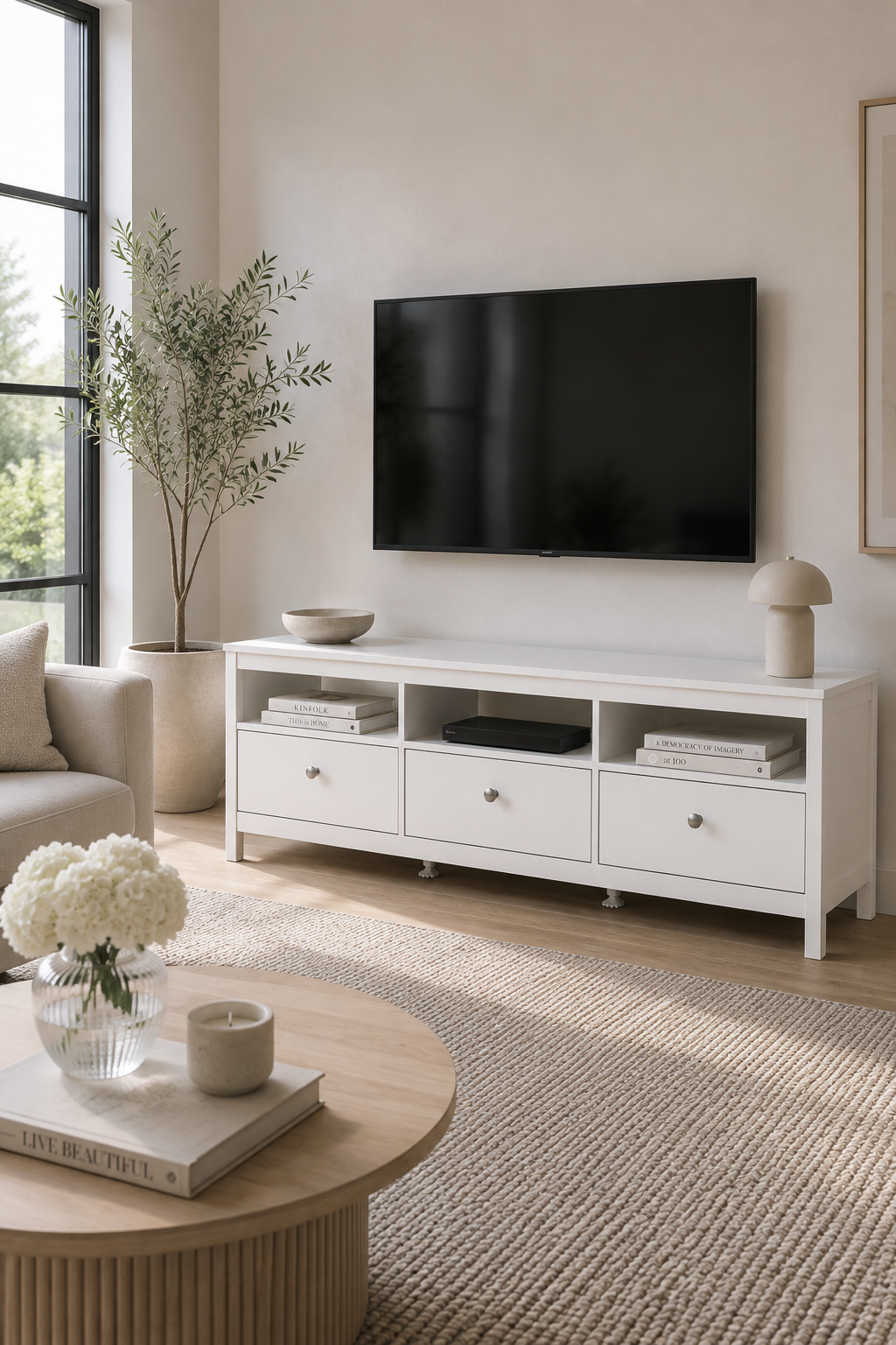 Tvbord - White
