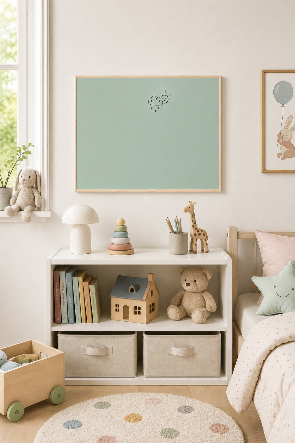 Magnetisk whiteboard - Grøn