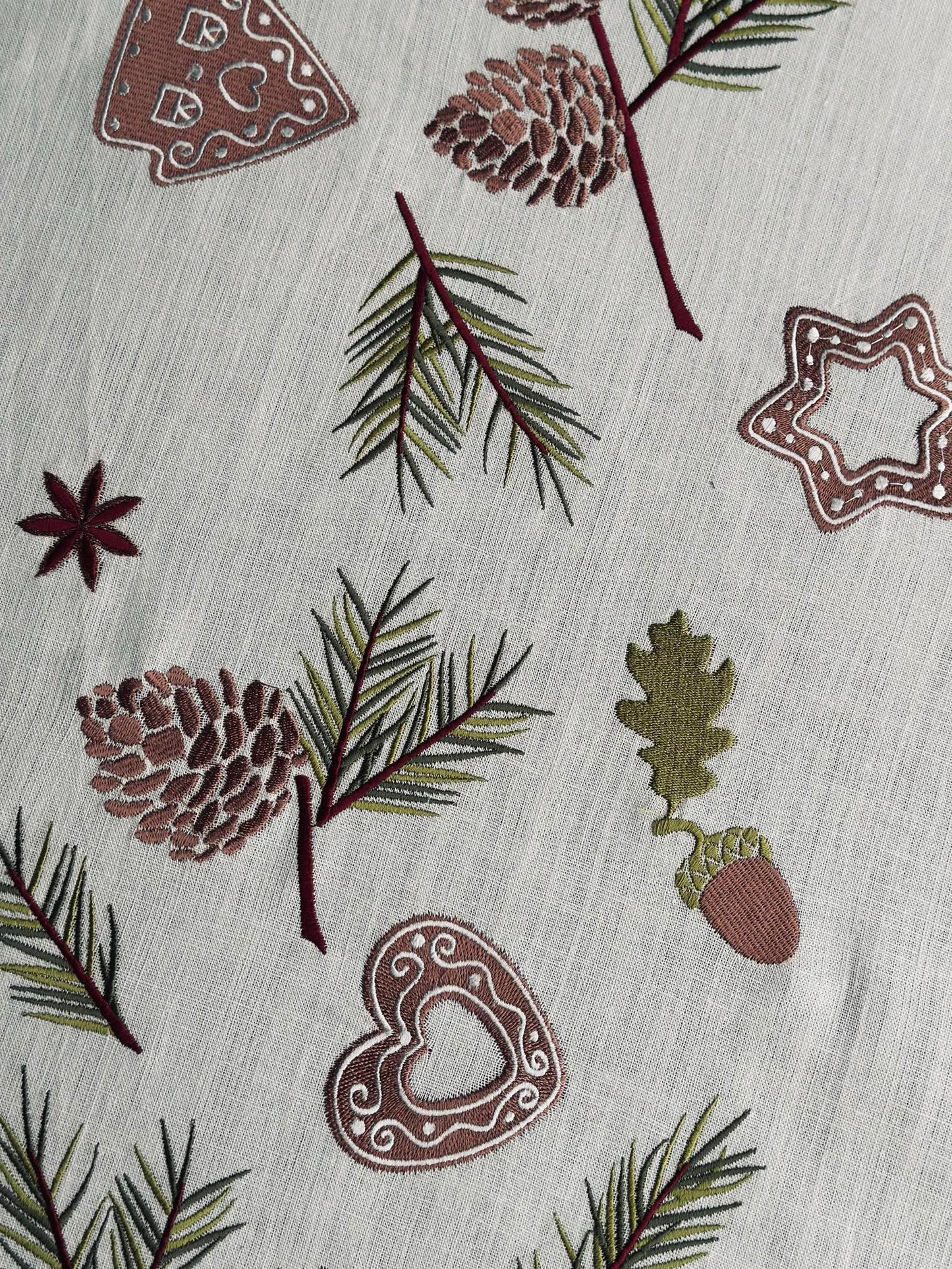 Juledug broderi - 140x240