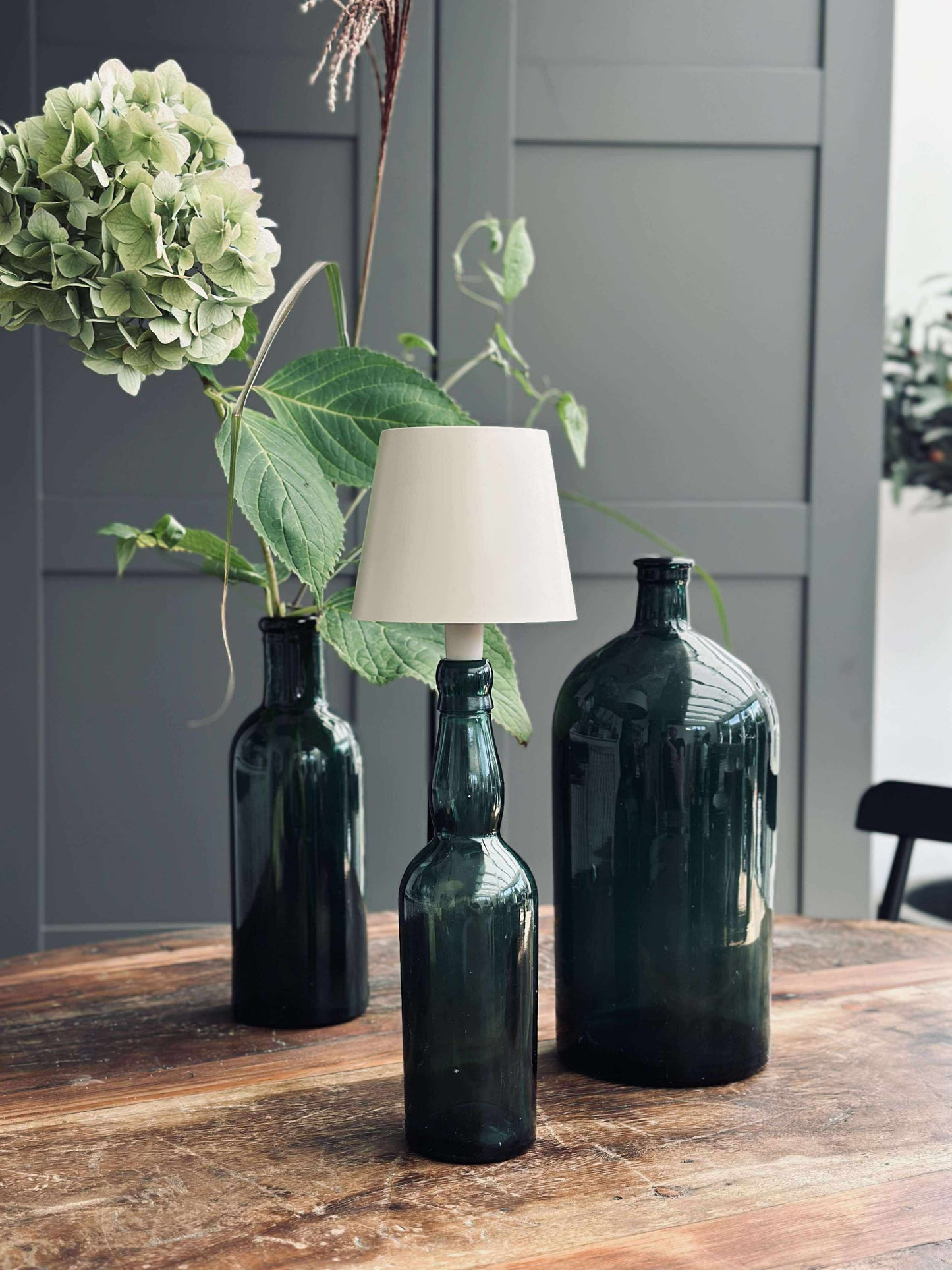LED lampe til vinflaske - Creme MIX