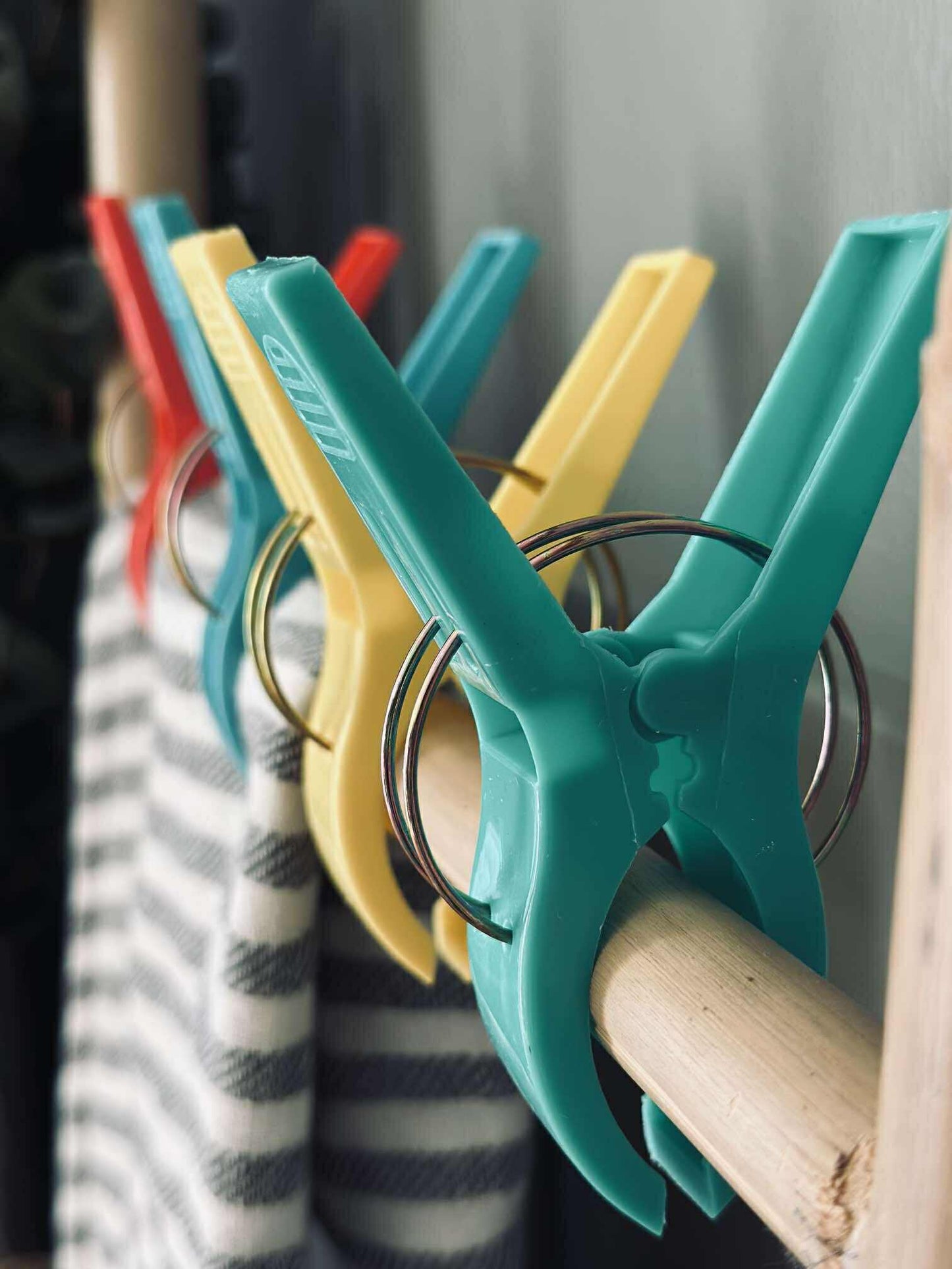 Håndklæde-klemmer - 4 stk.