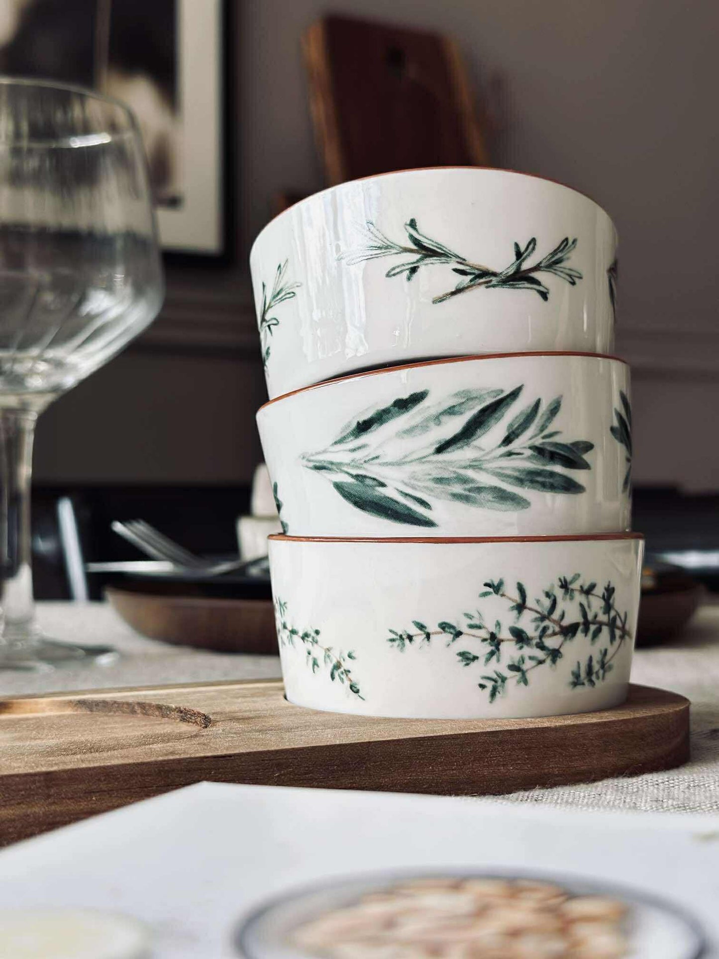 Tapas - 3 skåle og fad