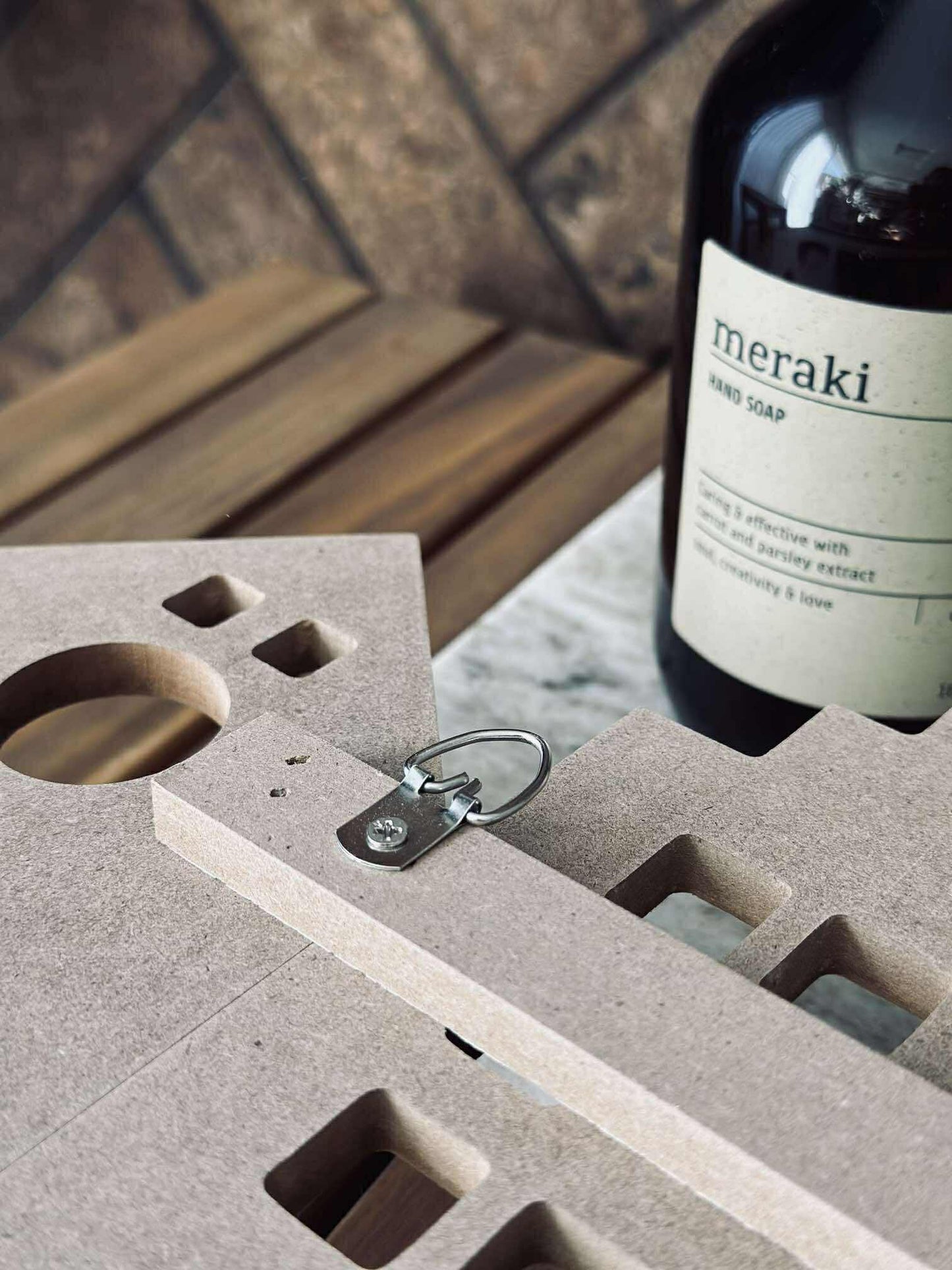 Knagerække med huse