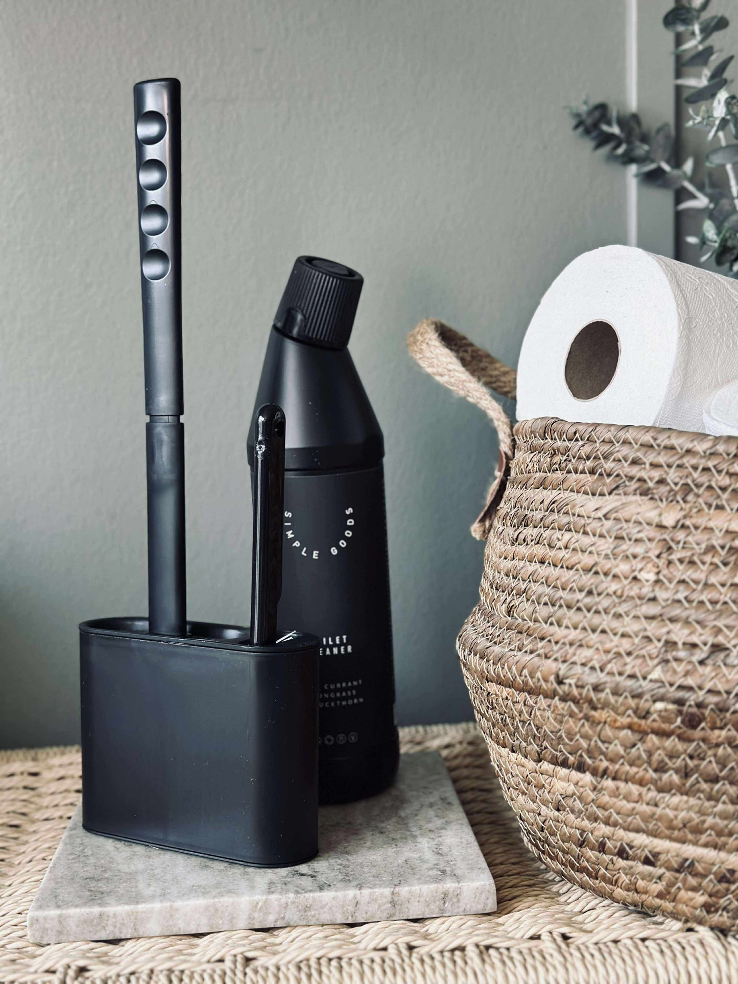 Toiletbørste Silikone sæt med 2 børster