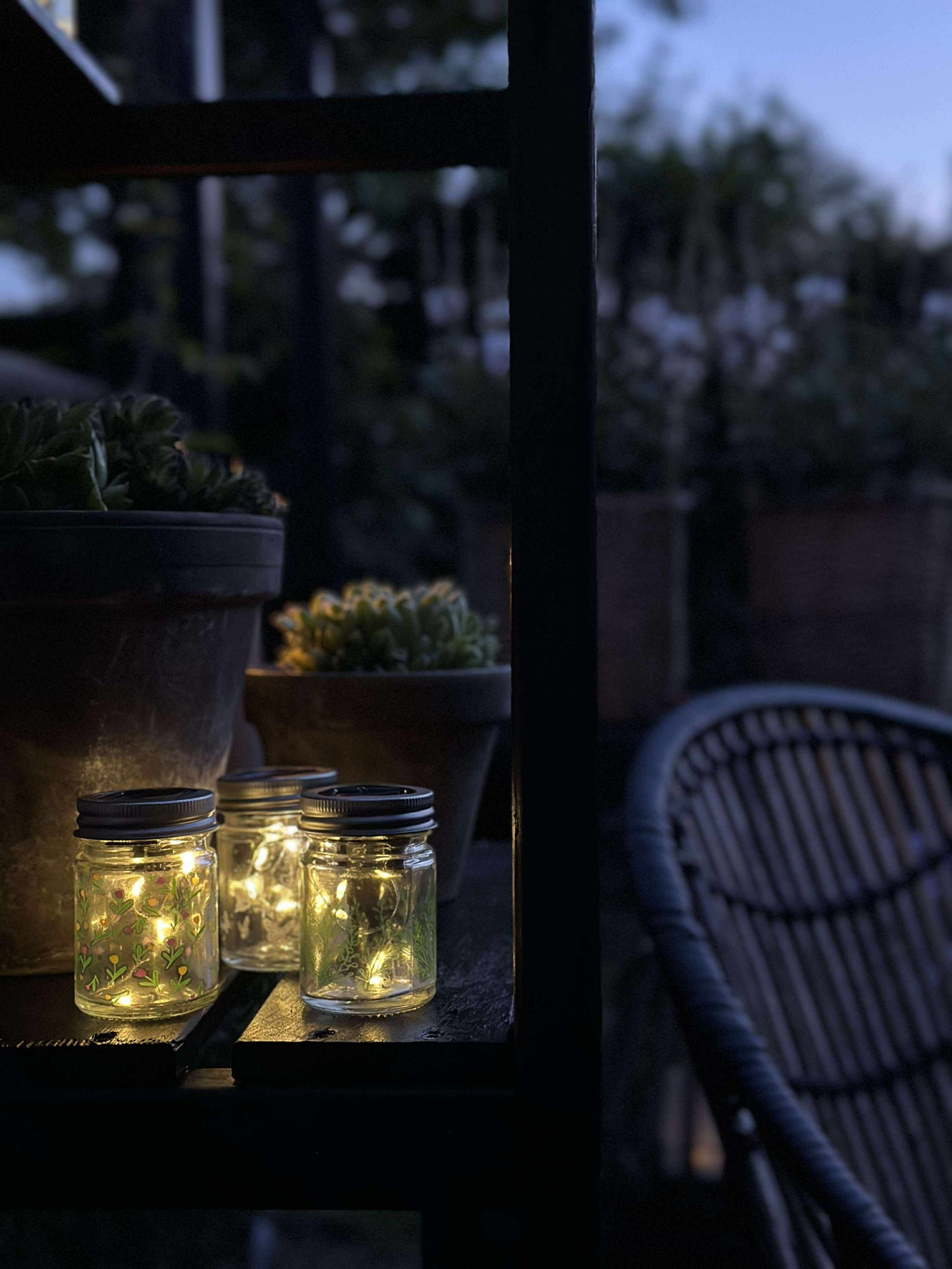 Mini Lanterne med solar - MIX