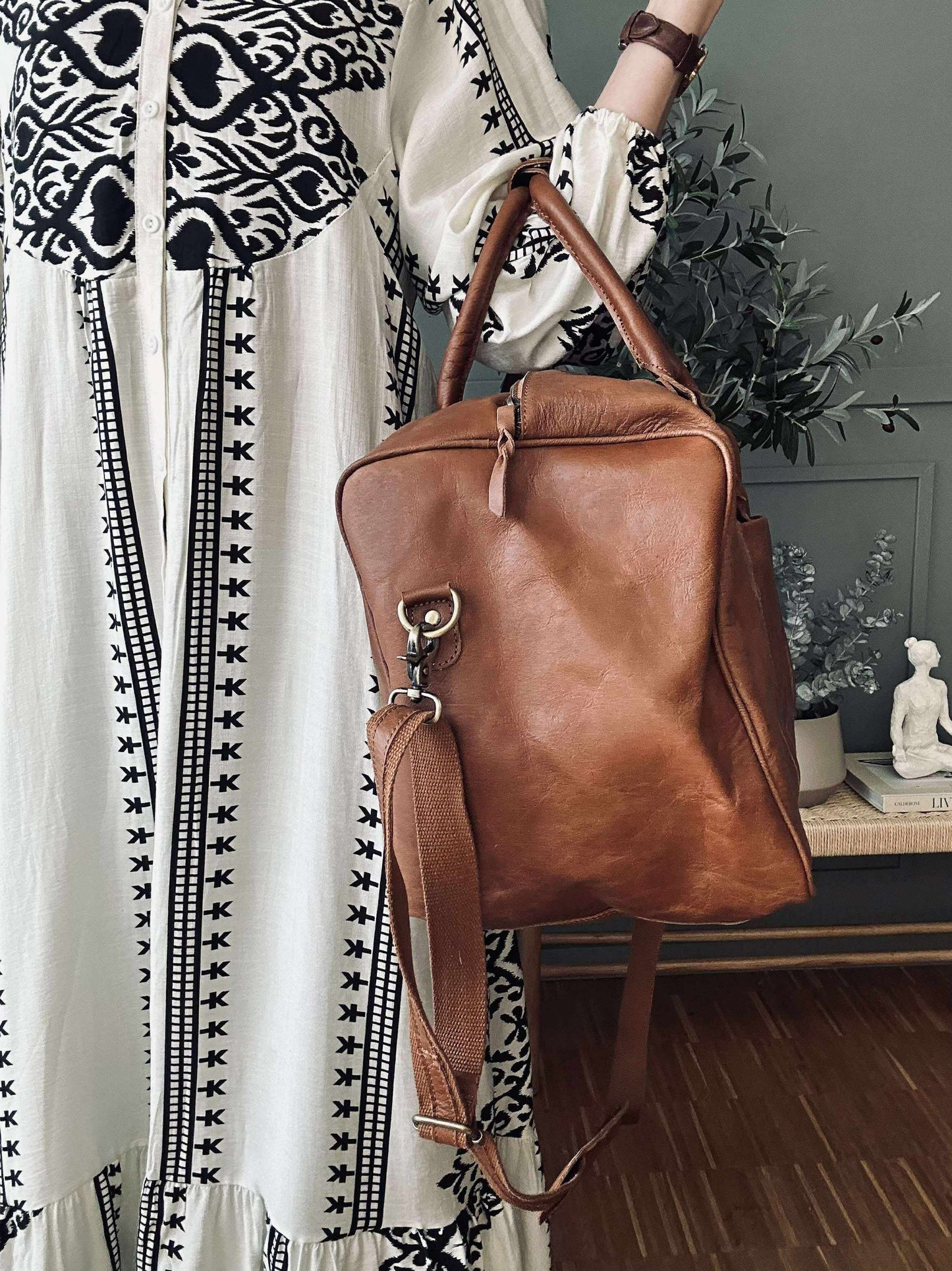 Weekendtaske GINNY Cognac