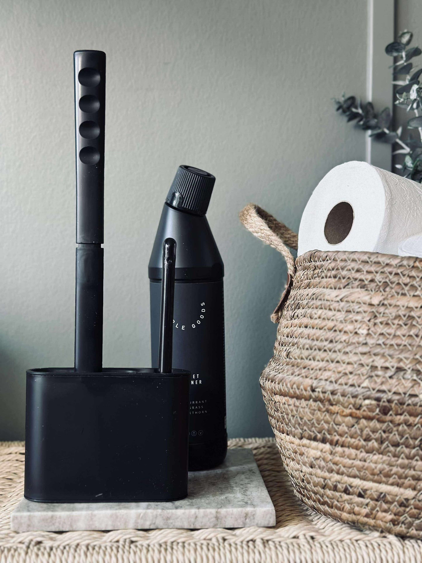 Toiletbørste Silikone sæt med 2 børster