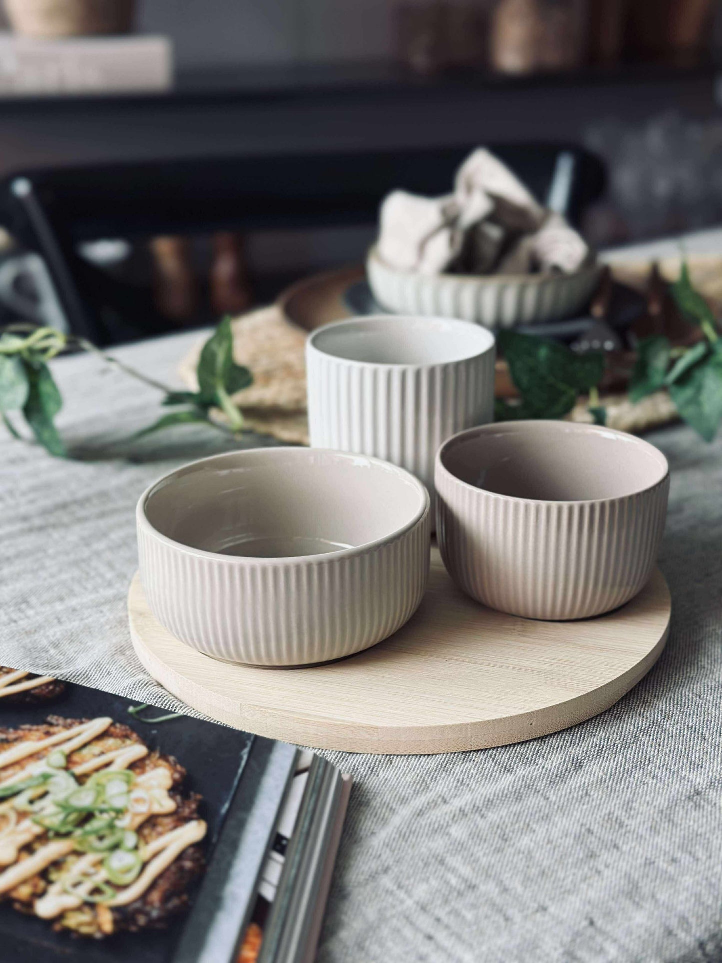 Tapas - 3 skåle og fad