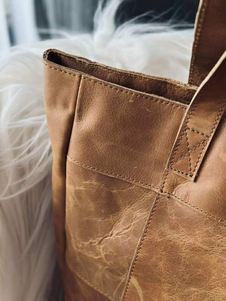 Shopper - Cognac / black