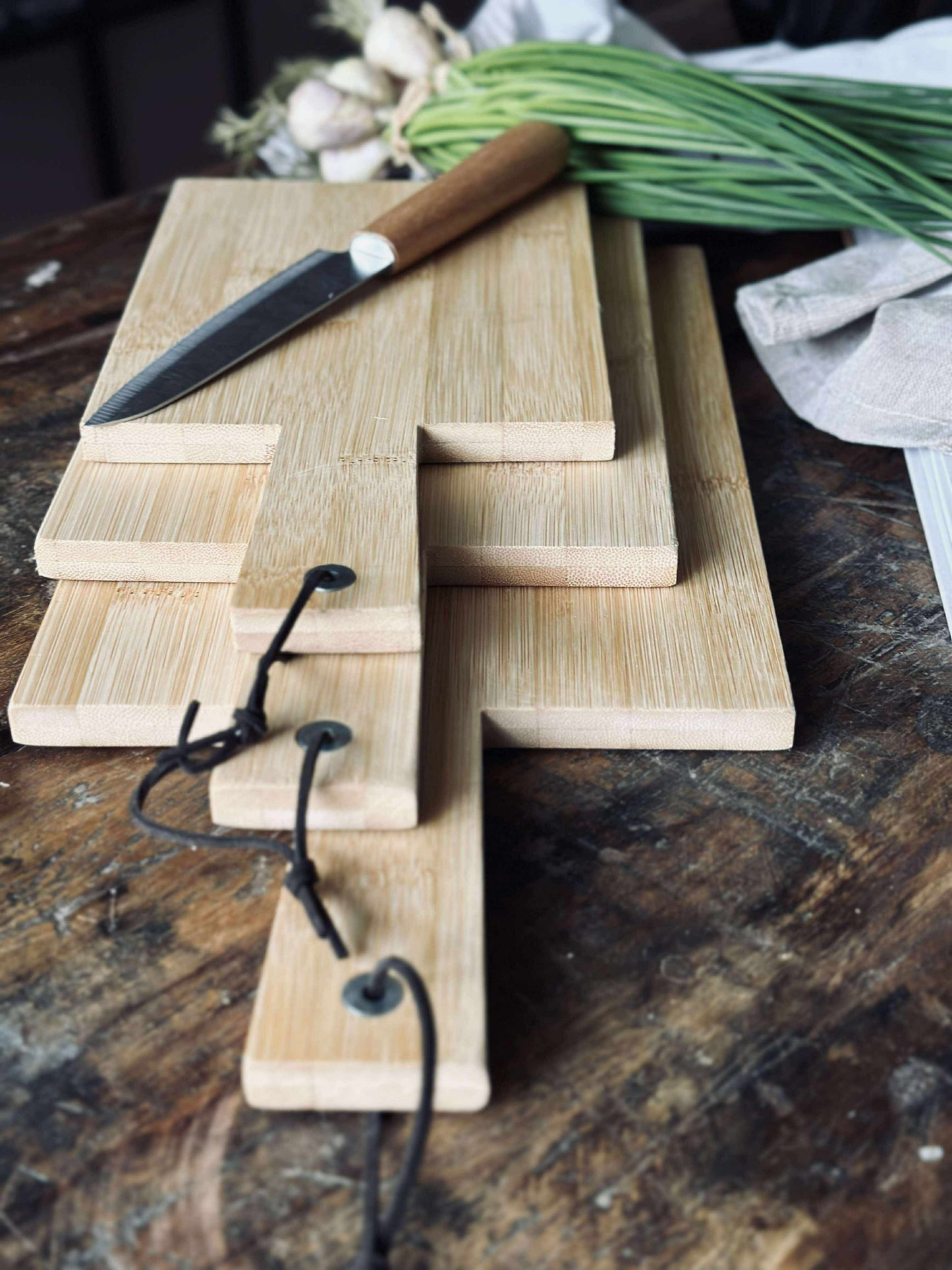Skærebræt - 3 stk. Bambus