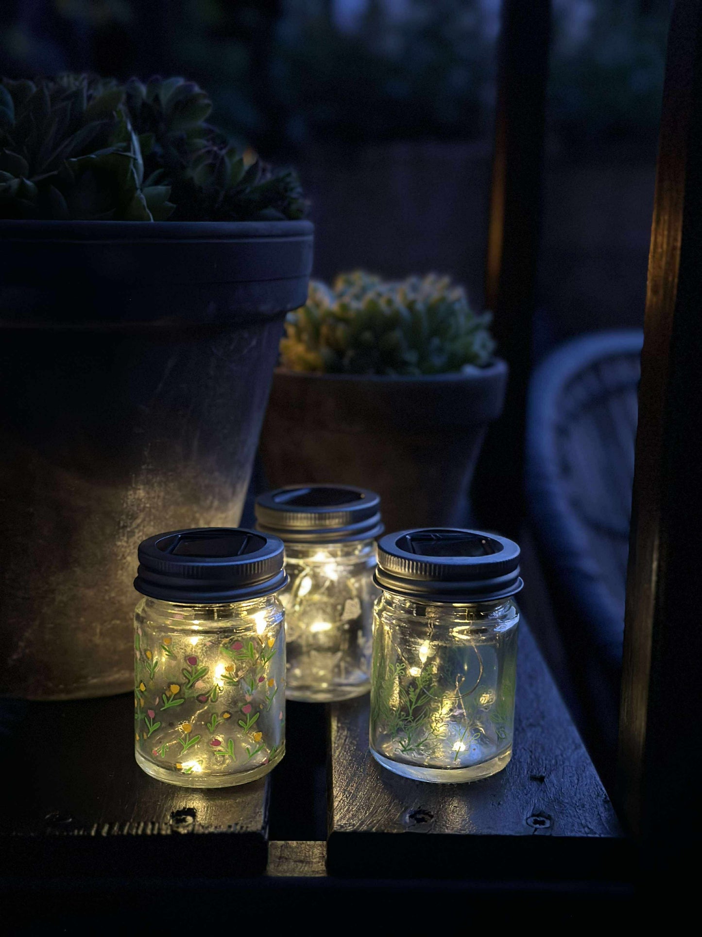 Mini Lanterne med solar - MIX