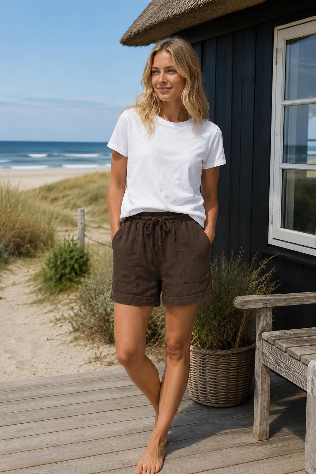 Shorts Kasia brown
