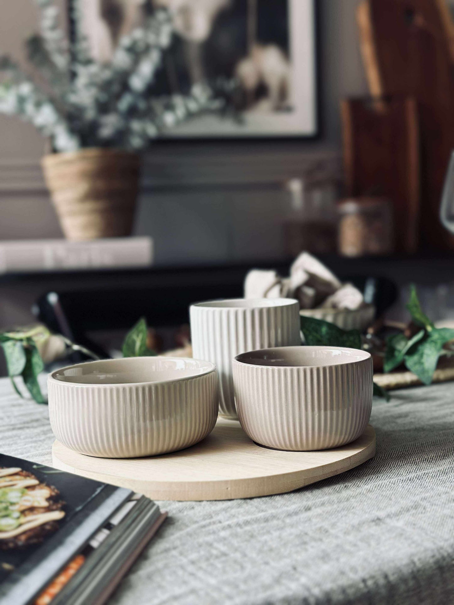 Tapas - 3 skåle og fad