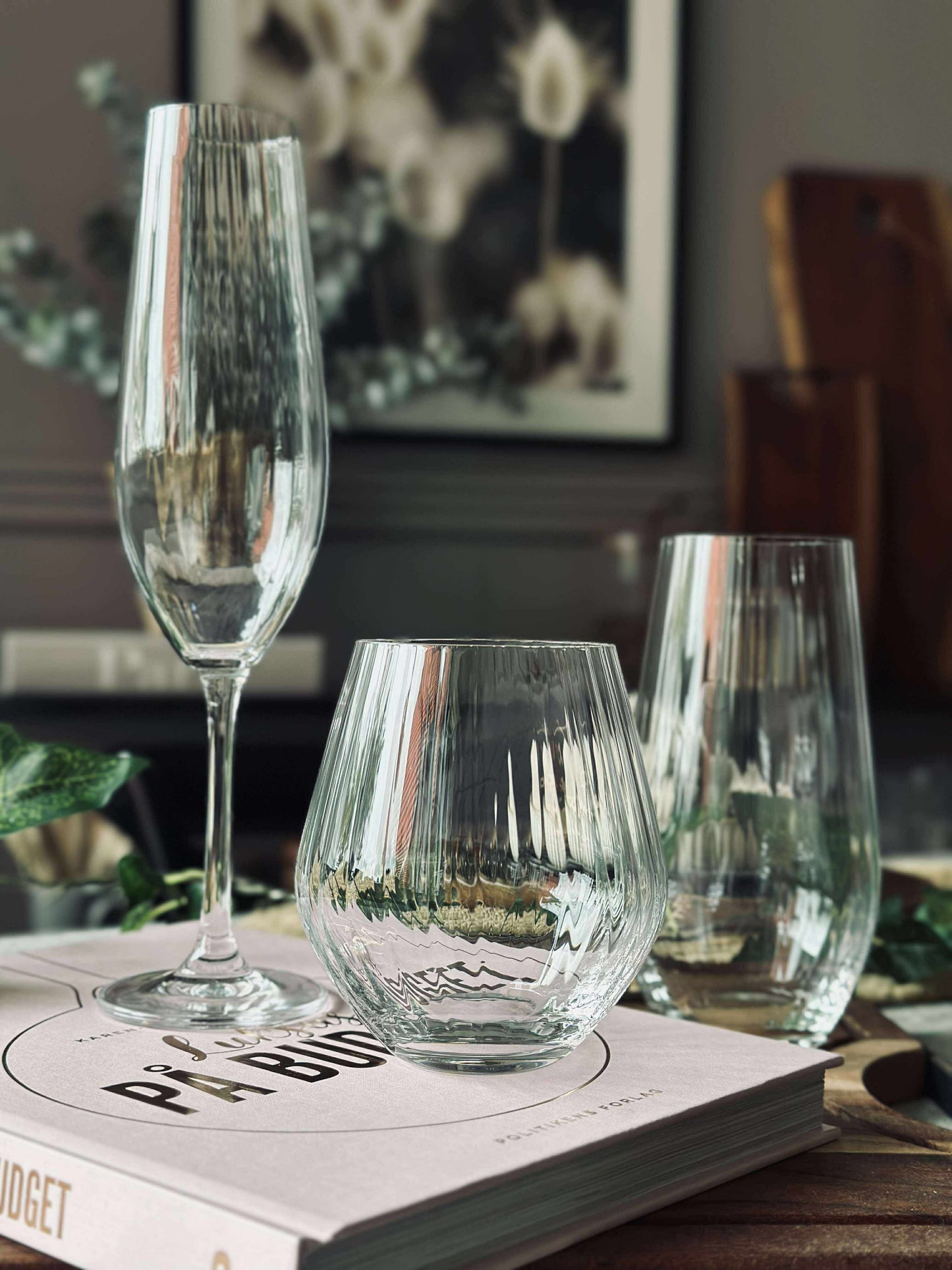 Vandglas CRYSTAL - Sæt med 4 stk.