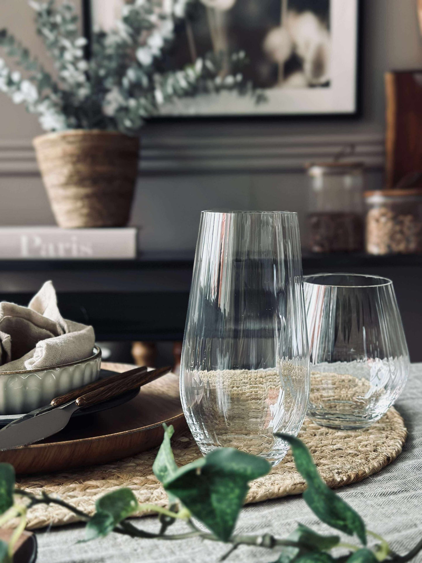 Vandglas CRYSTAL - Sæt med 4 stk.