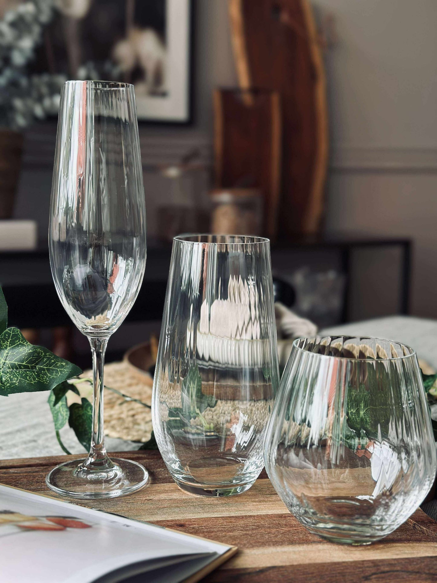 Champagne glas CRYSTAL af 2 stk