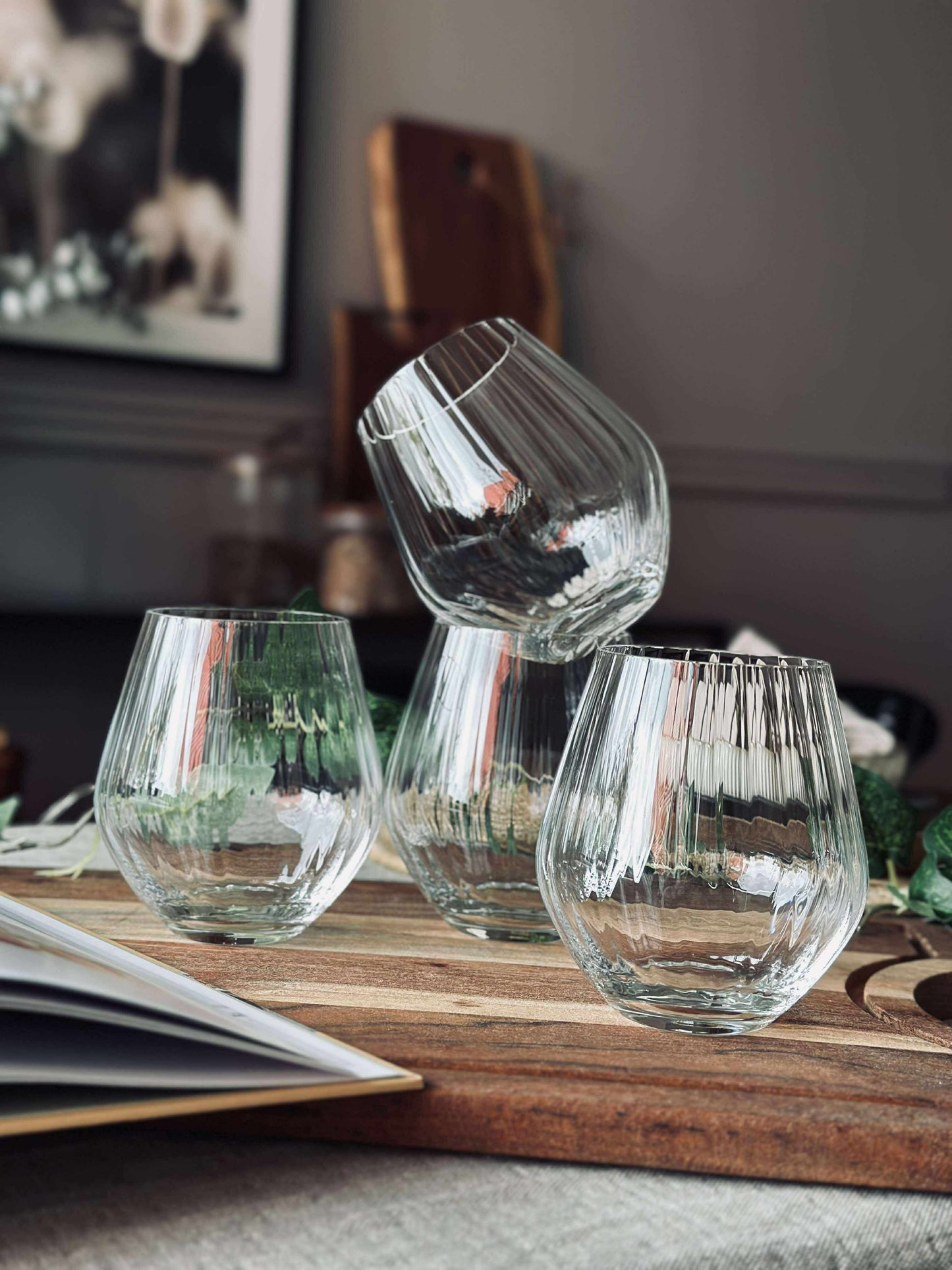 Vandglas CRYSTAL - Sæt med 4 stk.