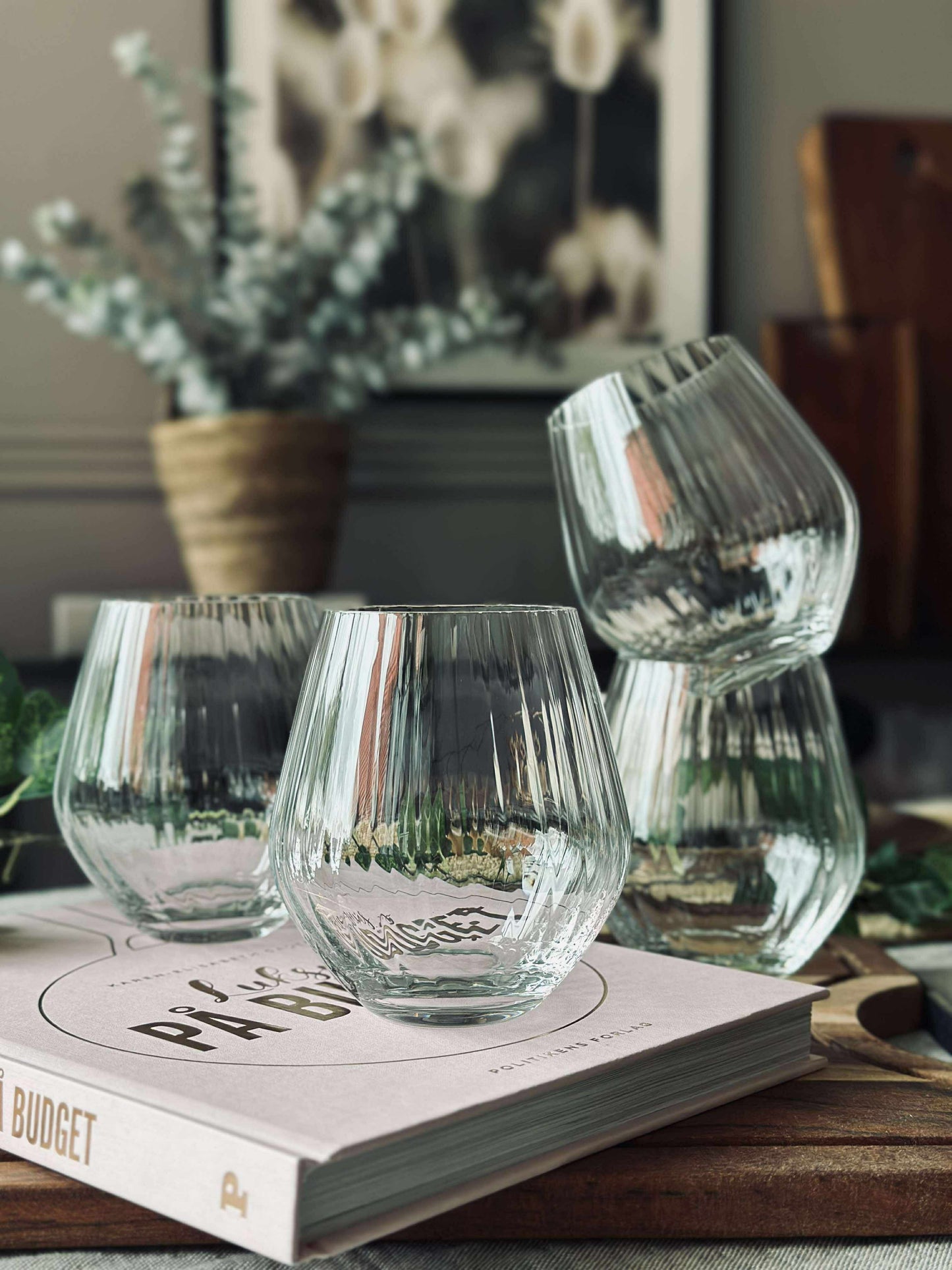 Vandglas CRYSTAL - Sæt med 4 stk.