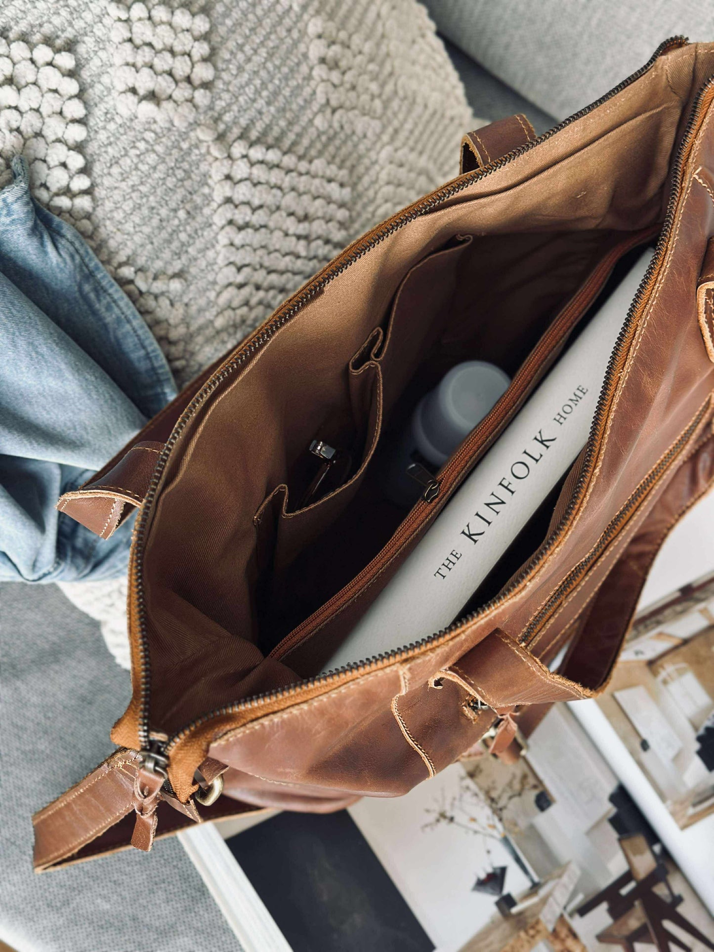 Shopper Sasja - Cognac