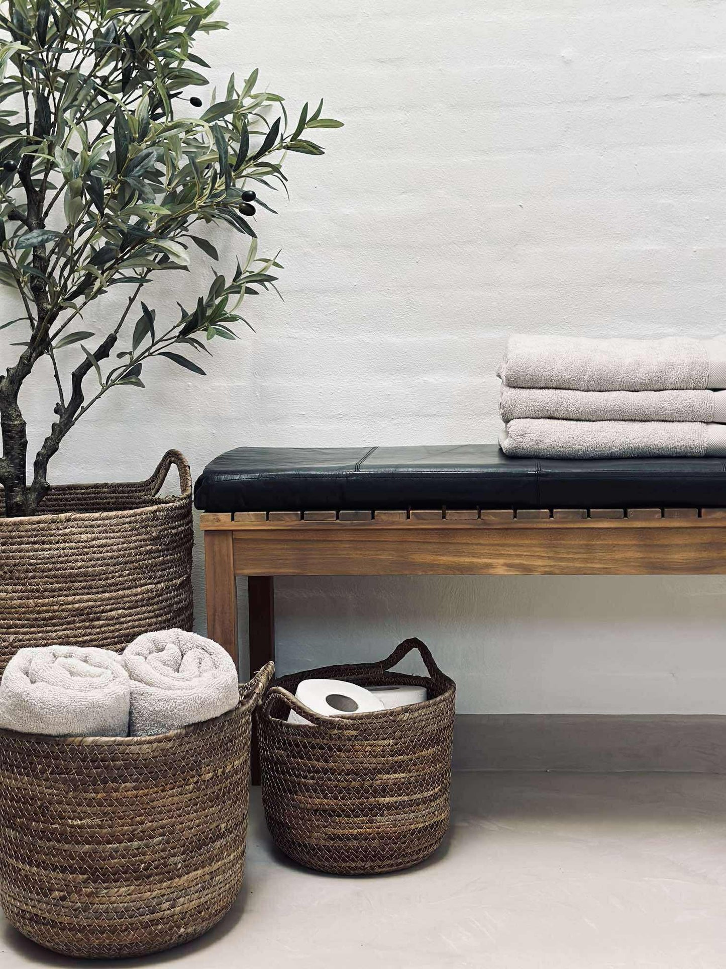 Hynde i læder Tokyo - 118cm Sort