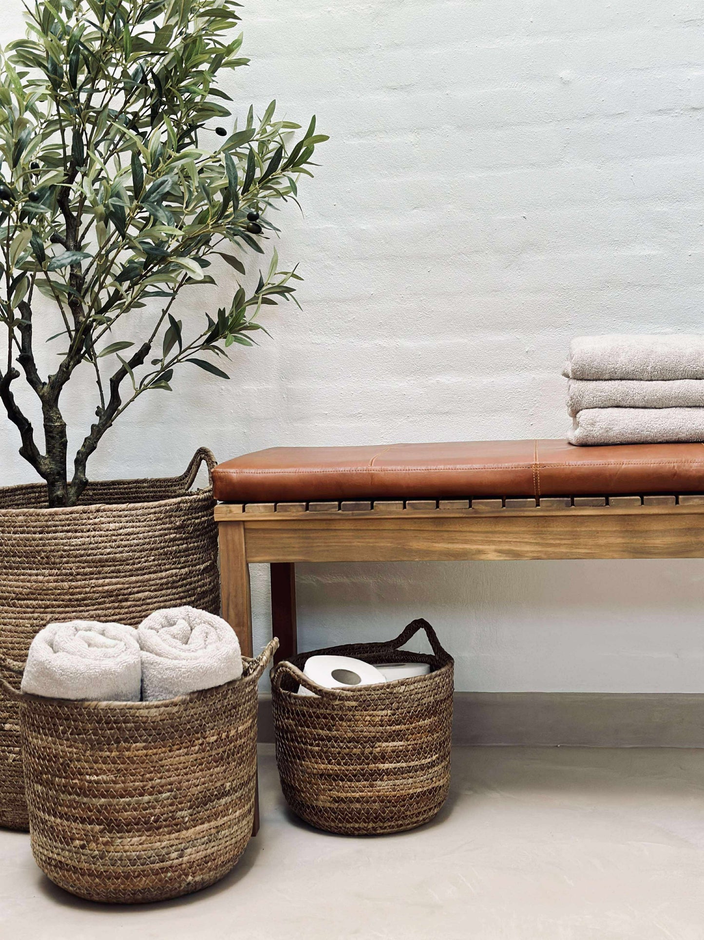 Hynde i læder Tokyo - 118cm Cognac