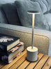 LED bordlampe KELLY Hvid - genopladelig