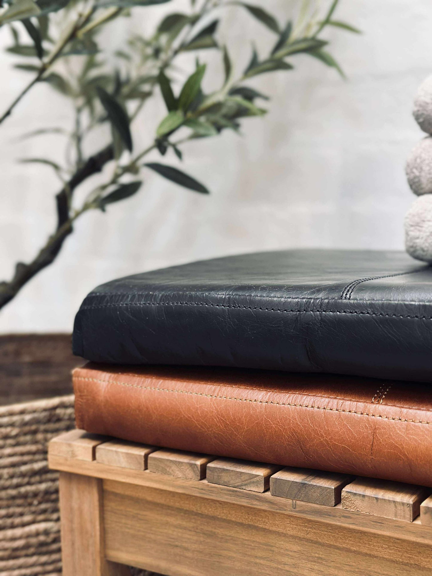 Hynde i læder Tokyo - 118cm Cognac