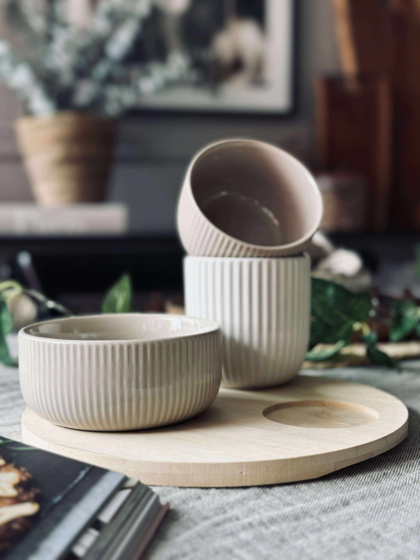 Tapas - 3 skåle og fad