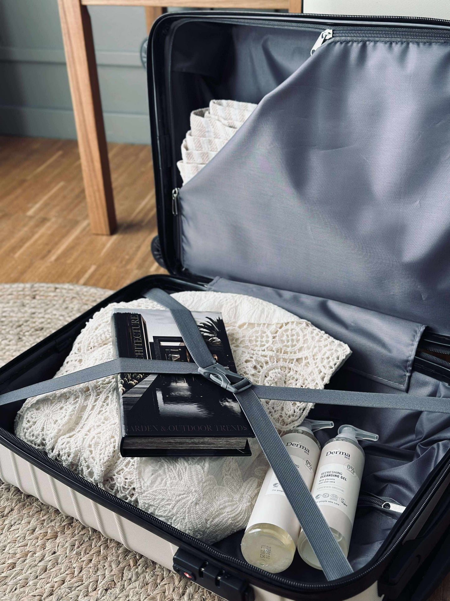 Kuffert sæt af 3 stk – Beige