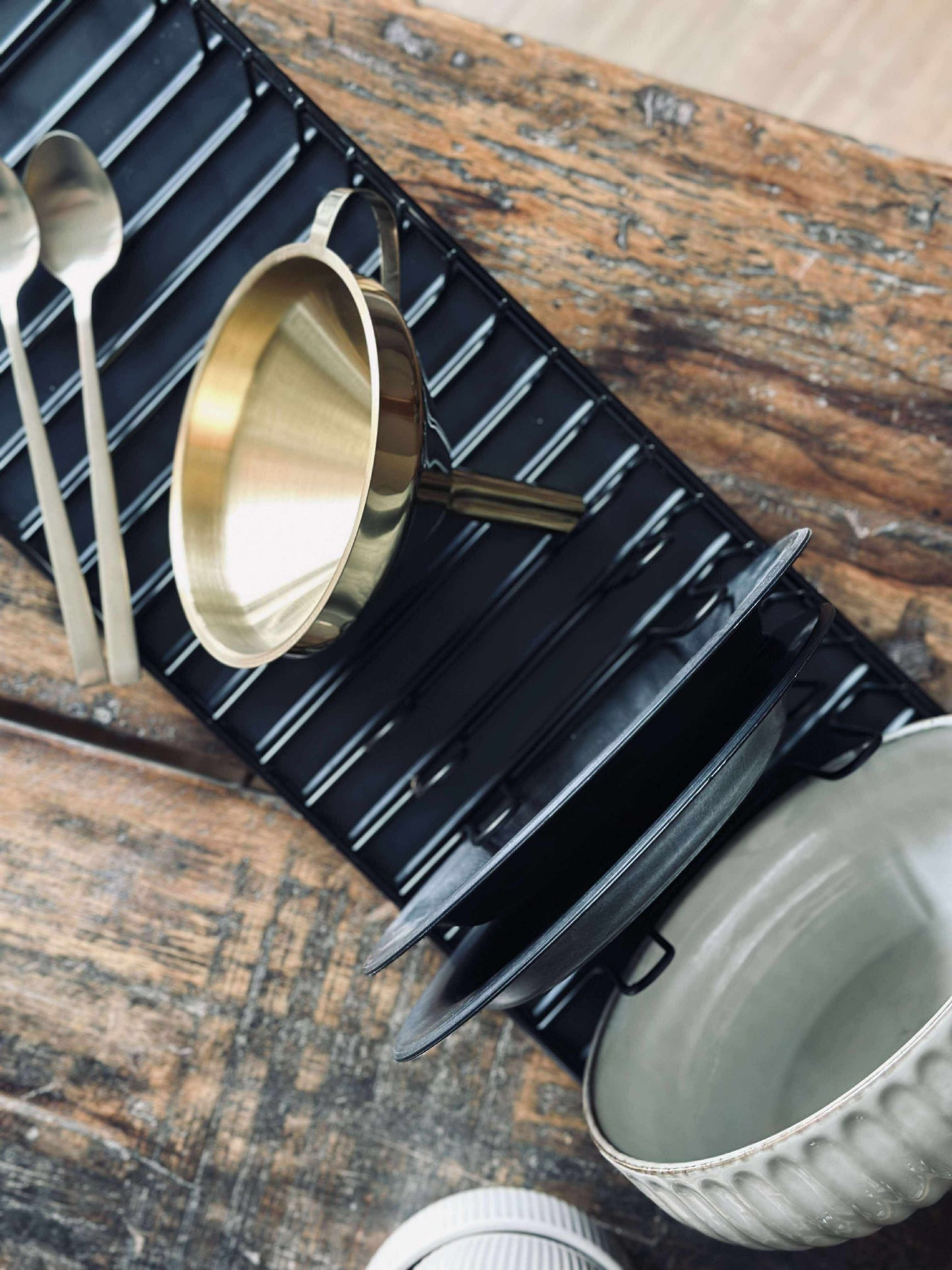 Opvaskestativ med bakke