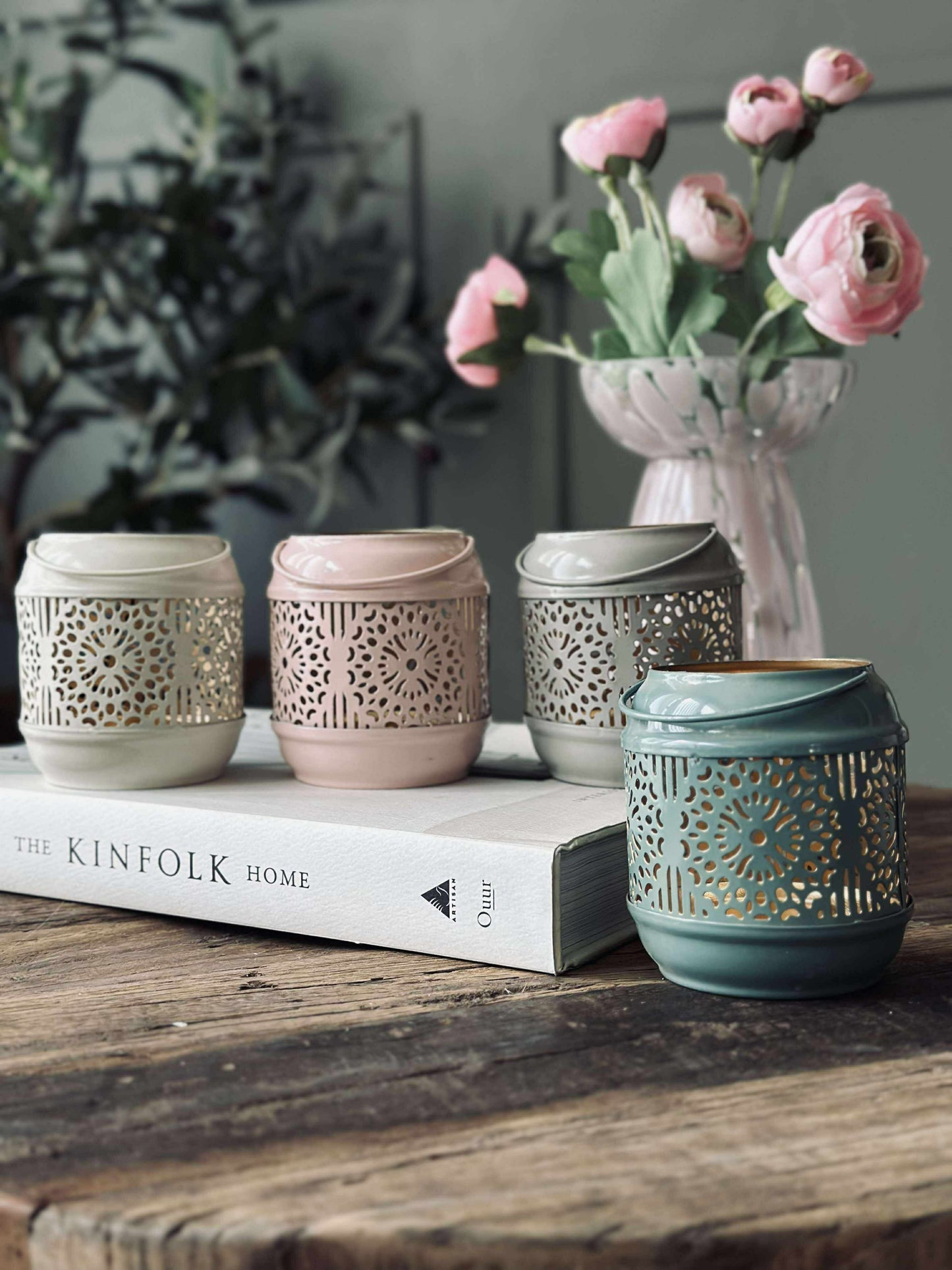 Lanterne EMMA small - Dark beige